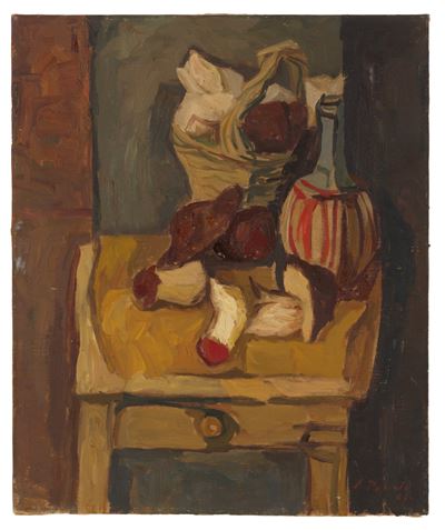 FUNGHI, olio su tela, 1965