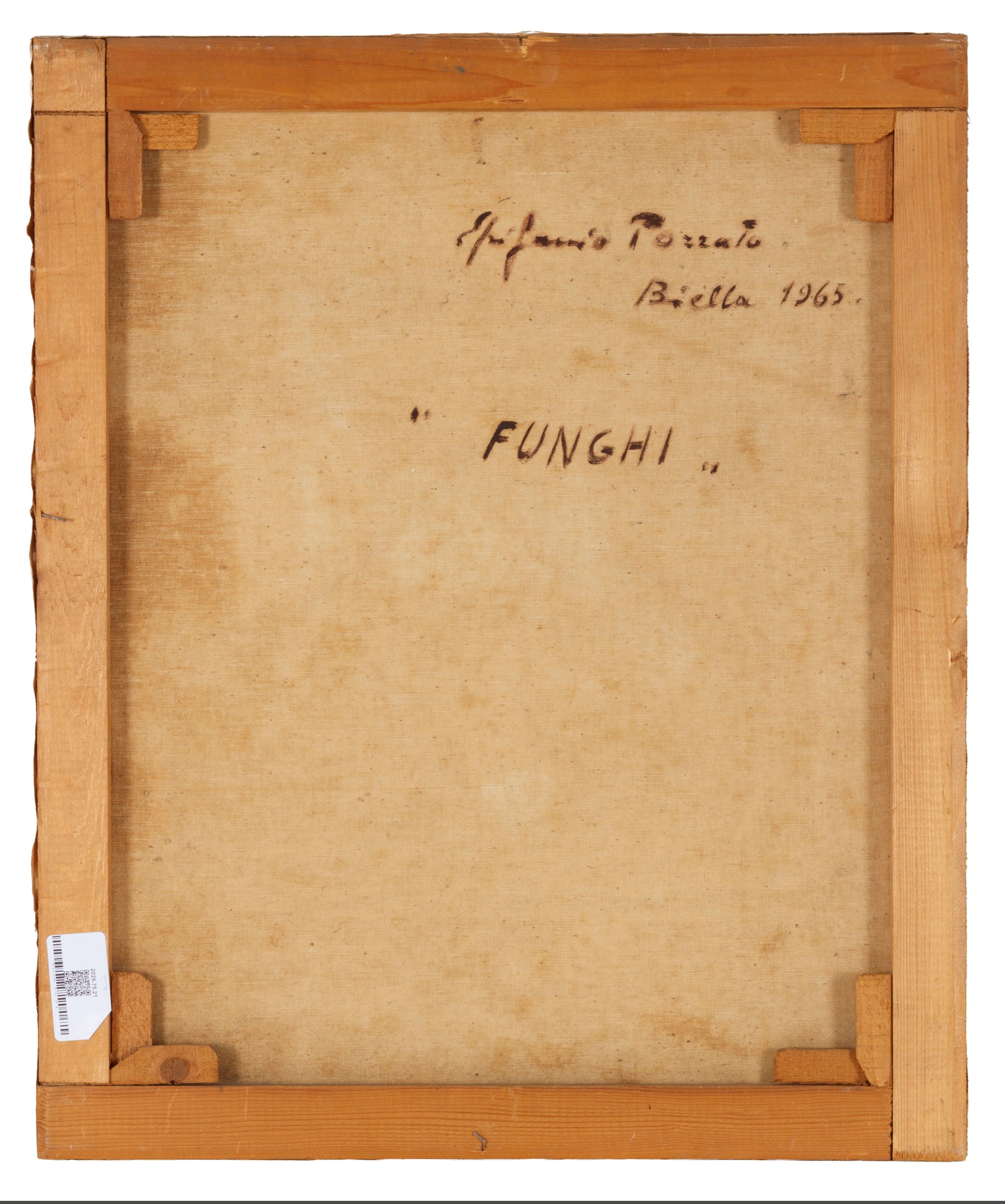 Pozzato Epifanio - FUNGHI, olio su tela, 1965