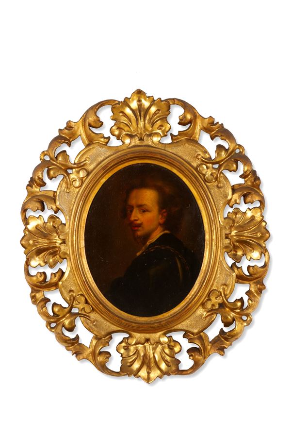 Oval painting "ANTOON VAN DYCK"