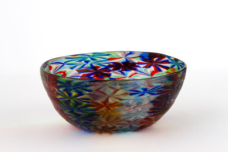 Pollio Perelda - Ciotola serie Stellato in vetro per Fratelli Toso, 1954-1956
