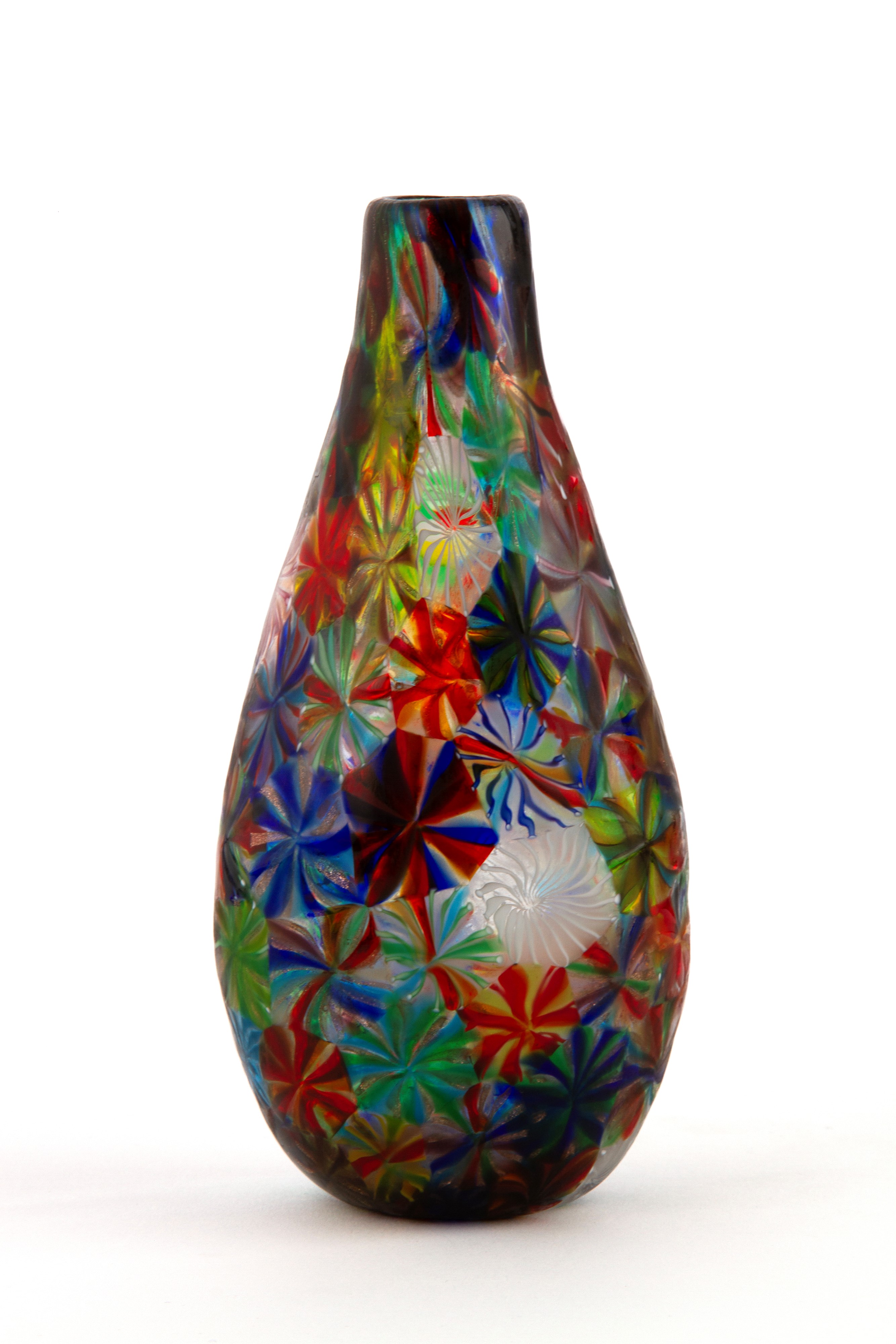 Pollio Perelda - Vaso serie Stellato in vetro per Fratelli Toso, 1954-1956