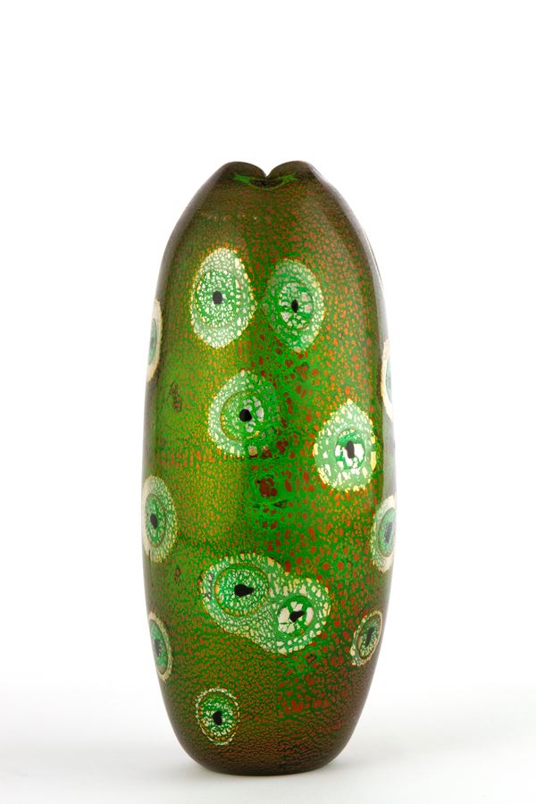 GIULIO RADI - Polychrome Reaction Vase for A.V.E.M.