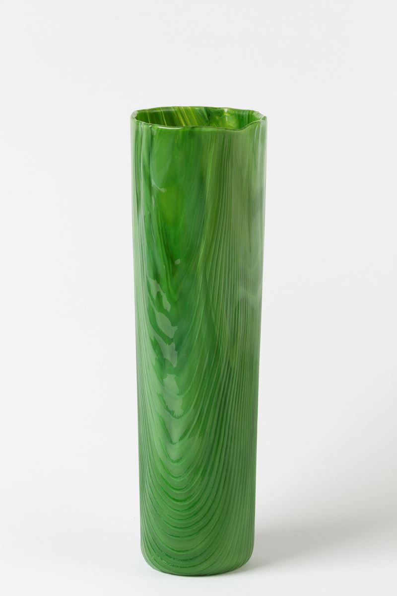 Toni Zuccheri - Vaso Tronco in vetro di Murano