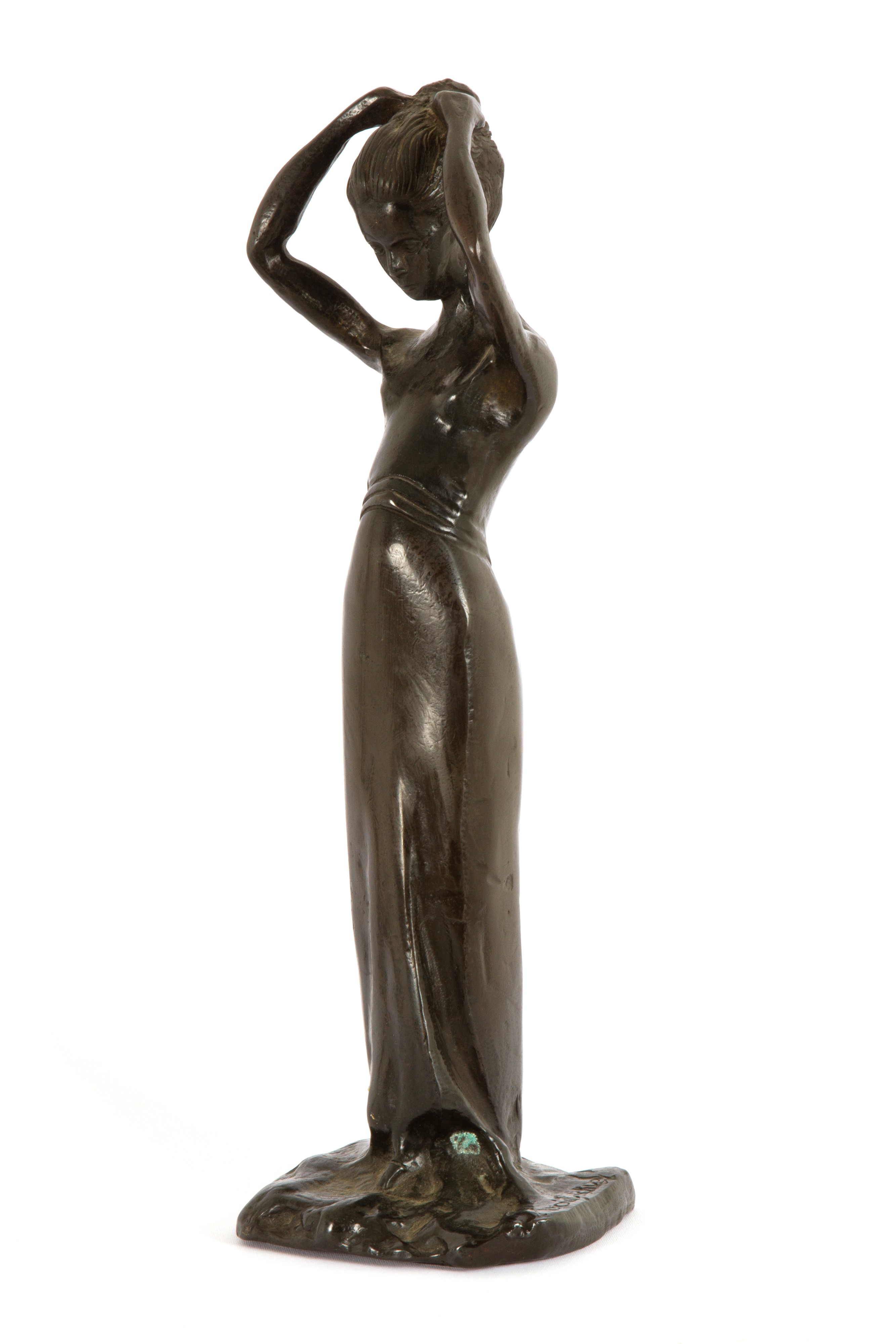 Pavel Petrovitch Troubetzkoy - Scultura 'LA POSA', bronzo patinato