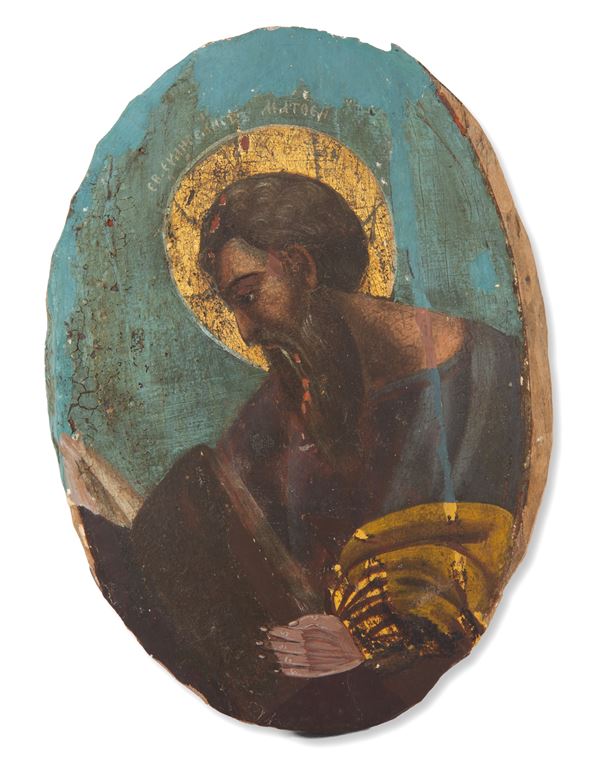 Oval painting "SAINT"