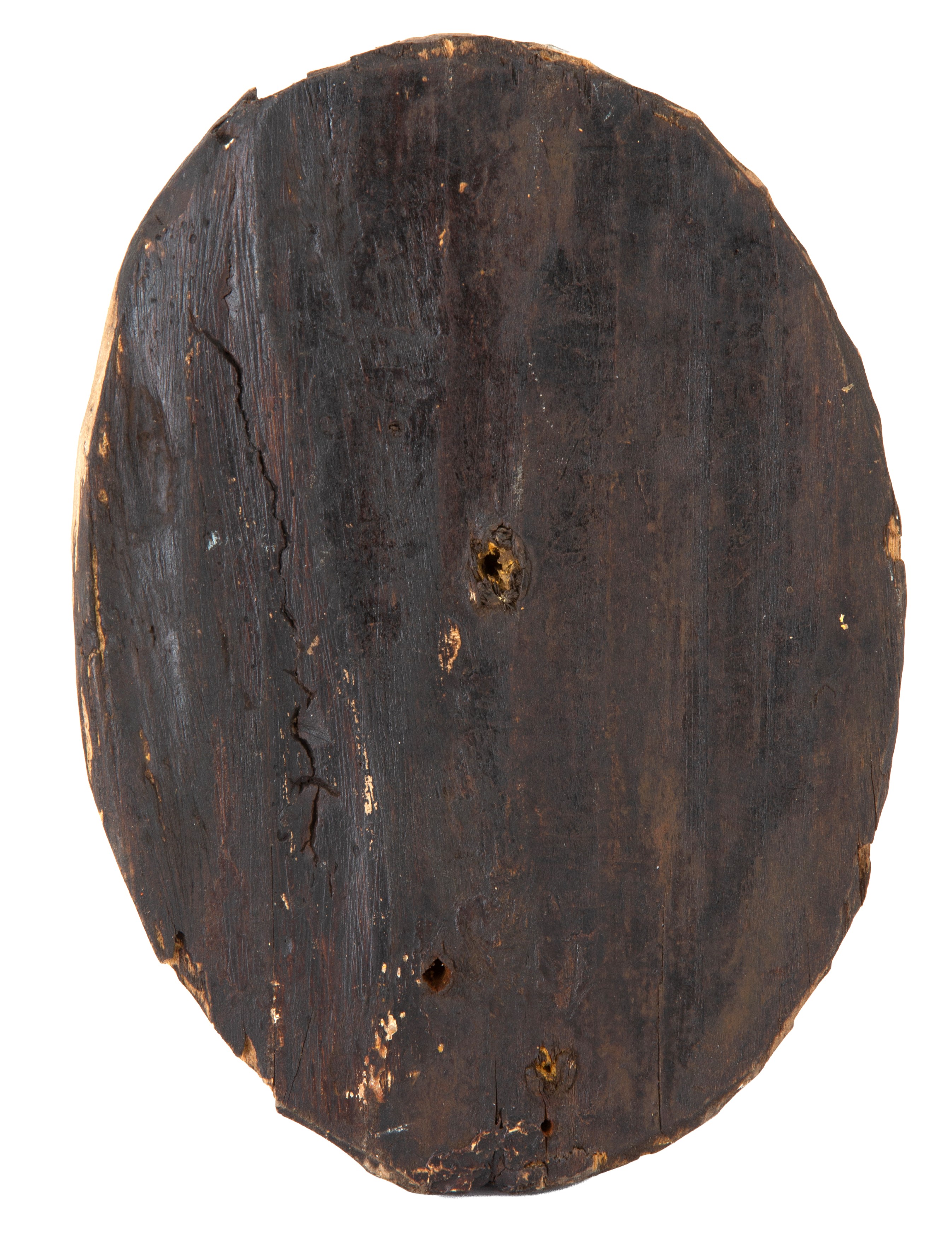 Dipinto ovale raffigurante “Santo”, olio su tavola (XVIII secolo)