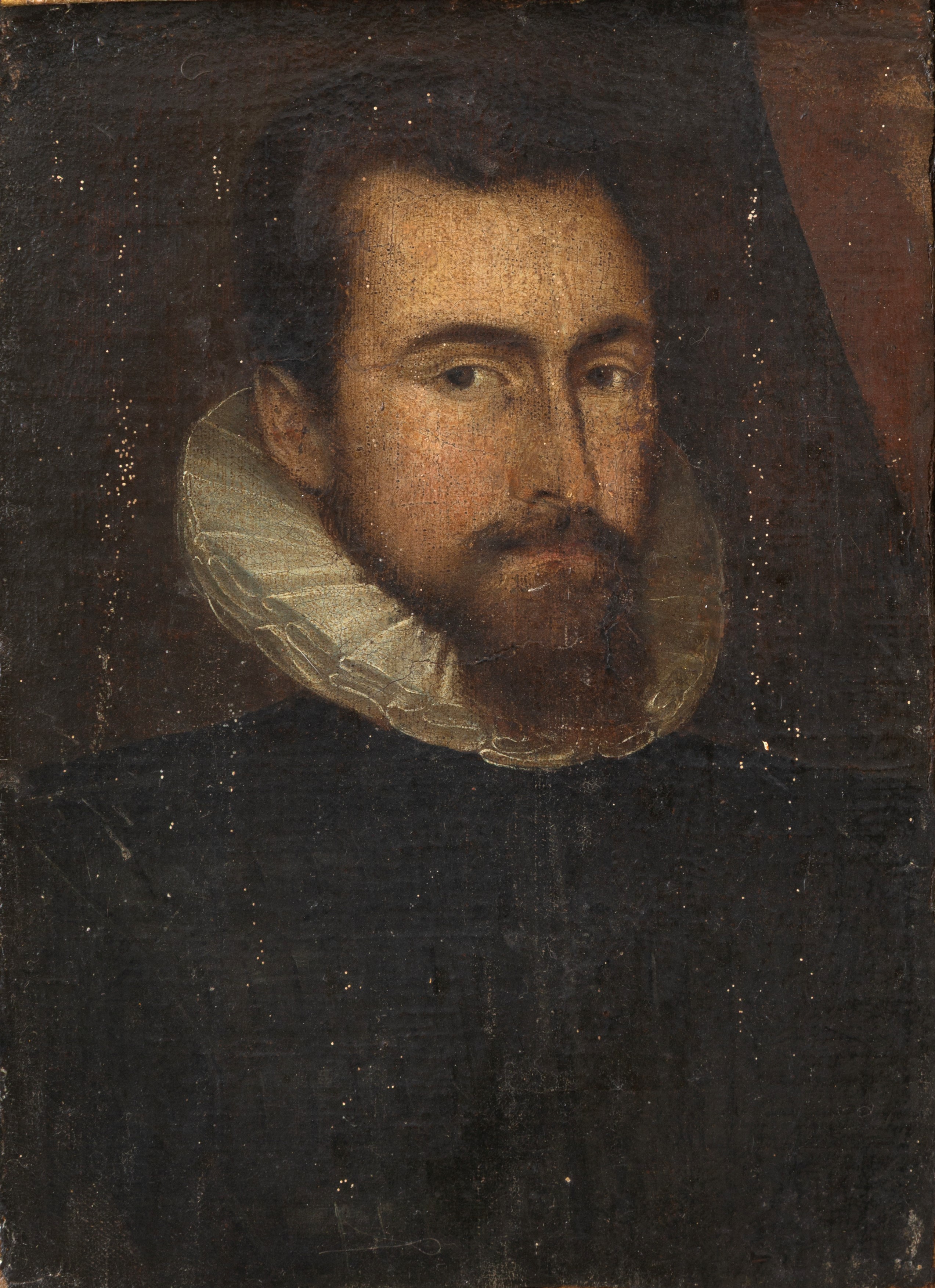 Ritratto di gentiluomo, olio su tela, XVII secolo