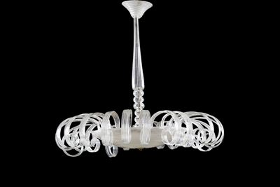 Barovier & Toso, Lampadario in vetro di Murano a tre luci (anni ’40)