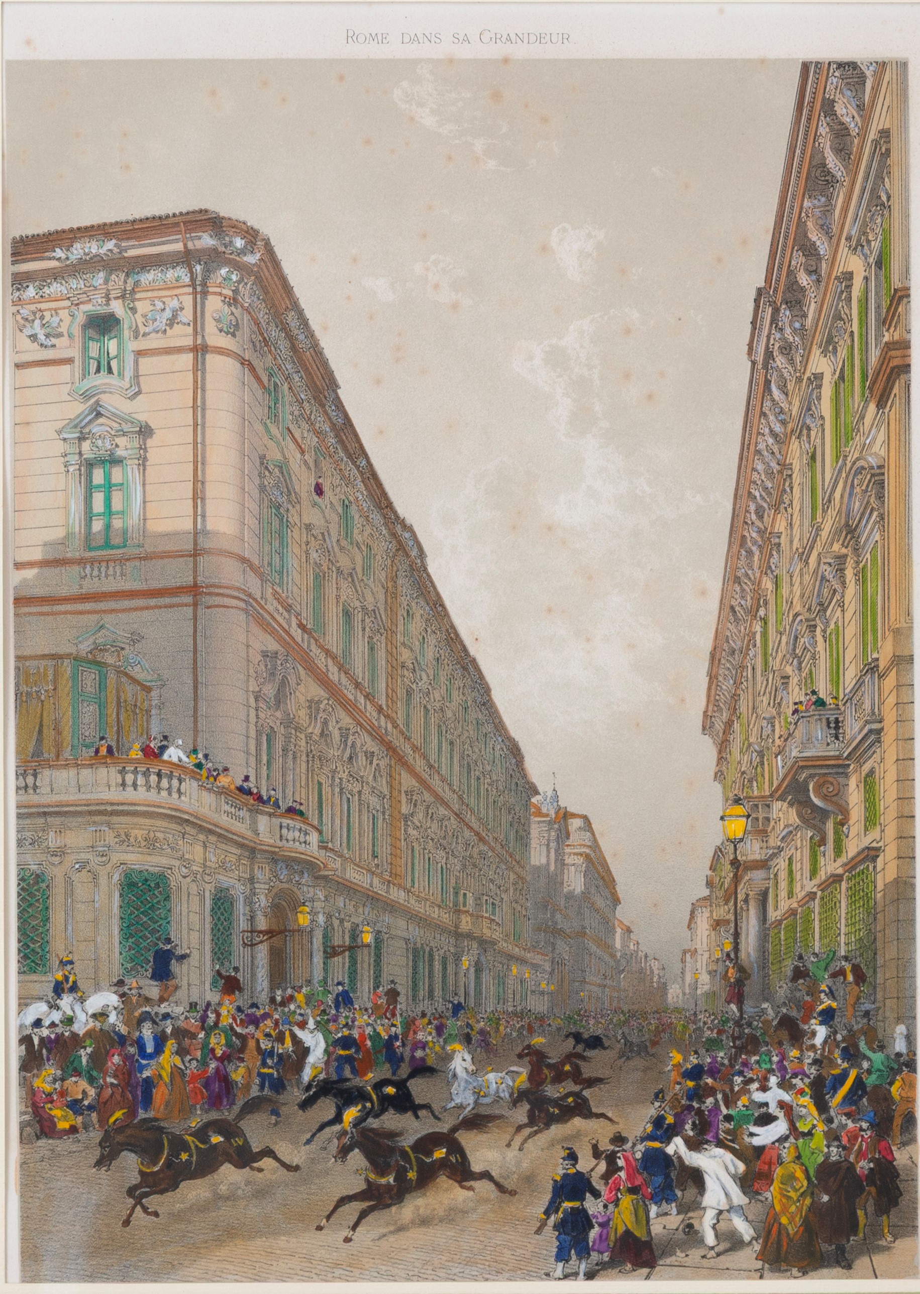 Philippe Benoist, Felix Benoist - Vedute di Roma (sei litografie acquarellate)