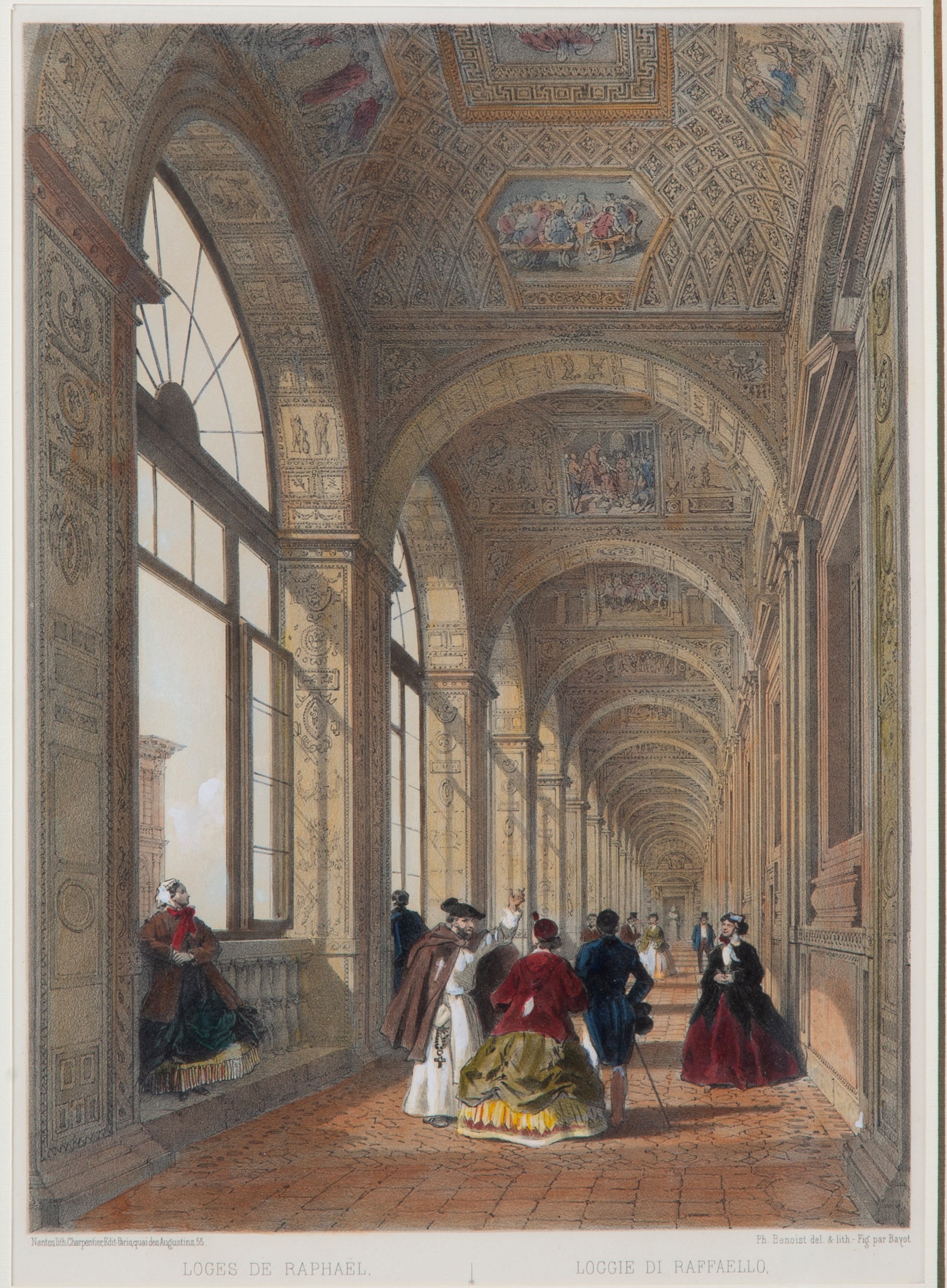 Philippe Benoist, Felix Benoist - Vedute di Roma (sei litografie acquarellate)