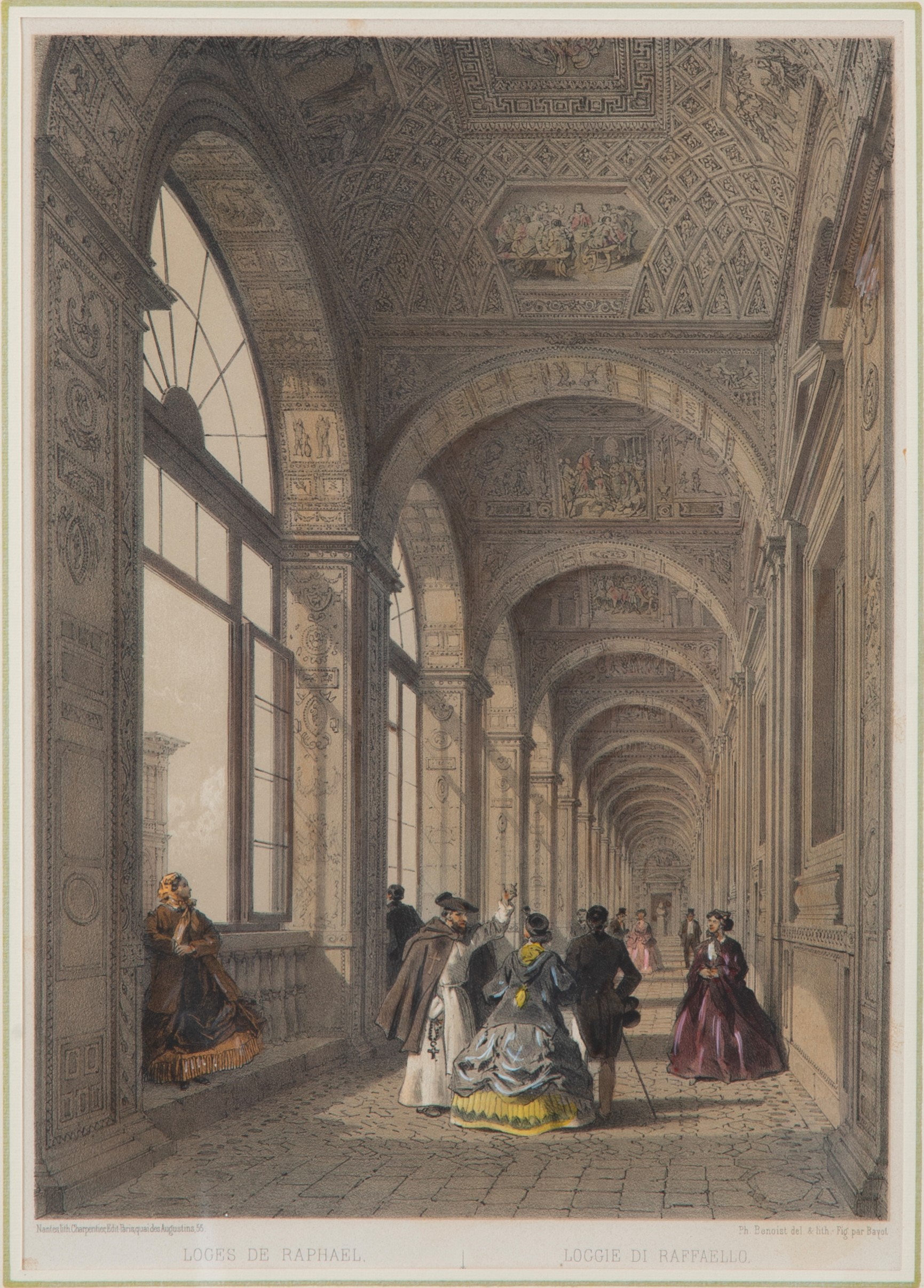 Philippe Benoist, Felix Benoist - Vedute di Roma (sei litografie acquarellate)