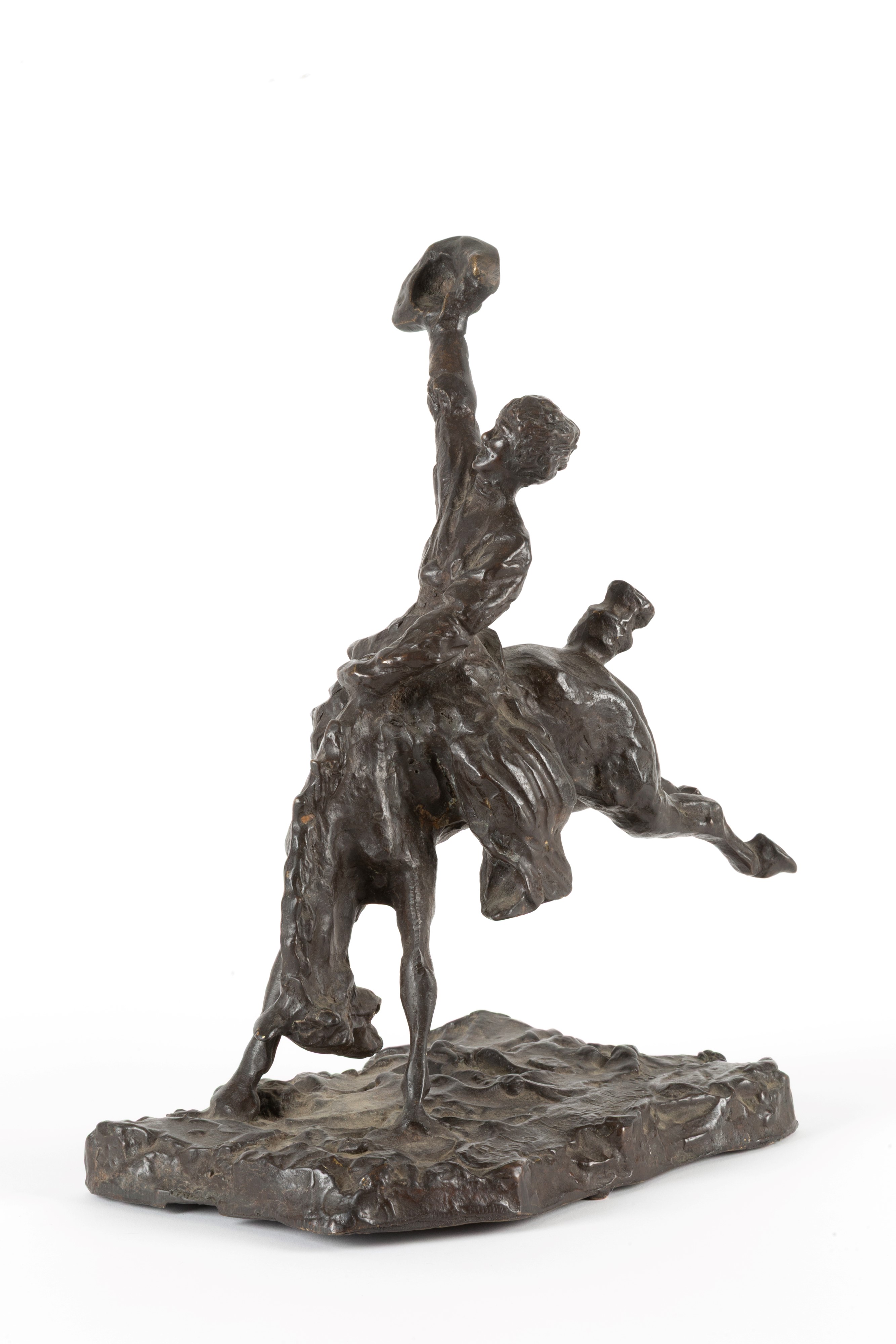 Pavel Petrovič Troubetzkoy, RODEO, scultura in bronzo firmata e datata 1933