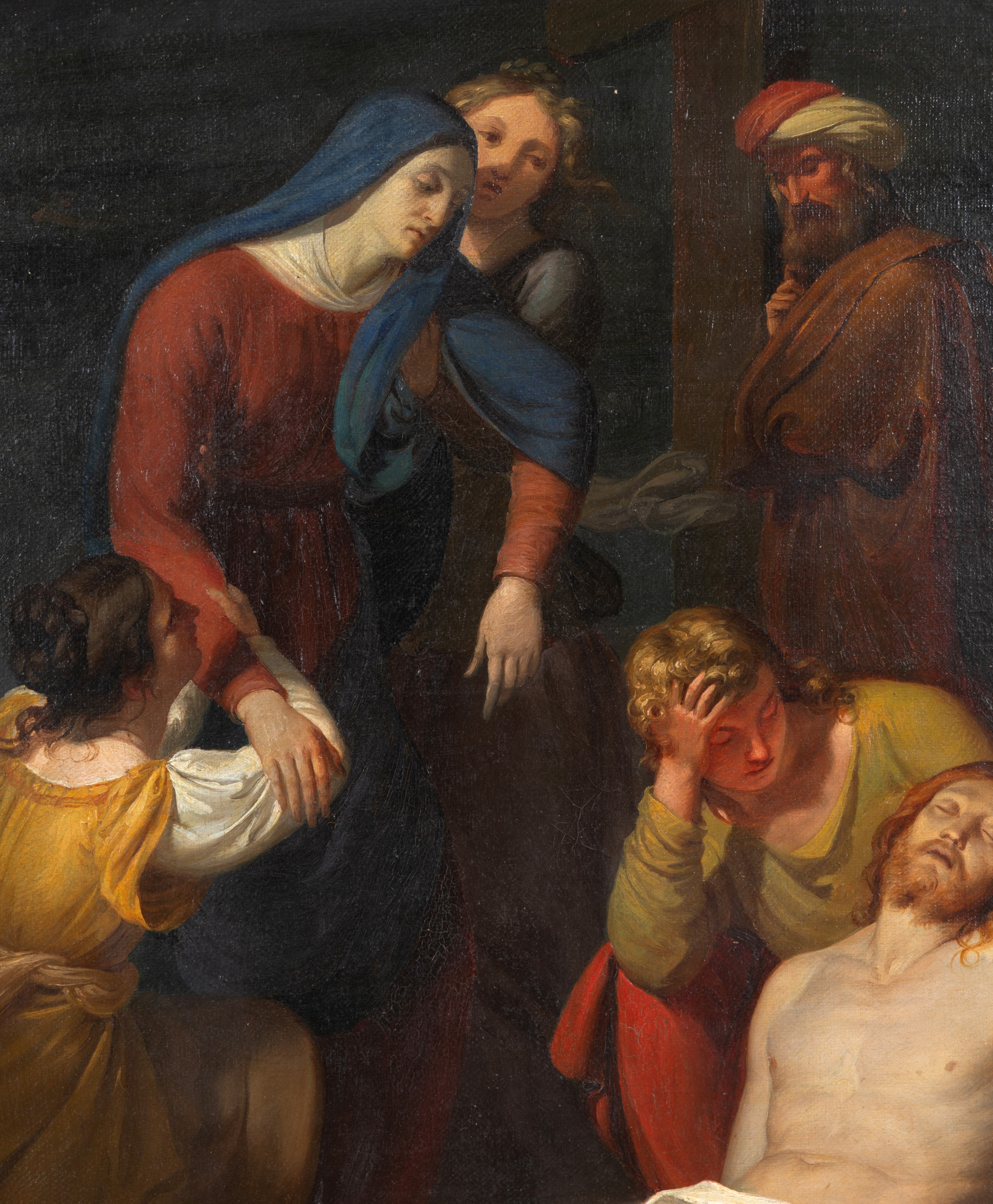 Dipinto, Deposizione di Cristo, olio su tela (XIX secolo circa)
