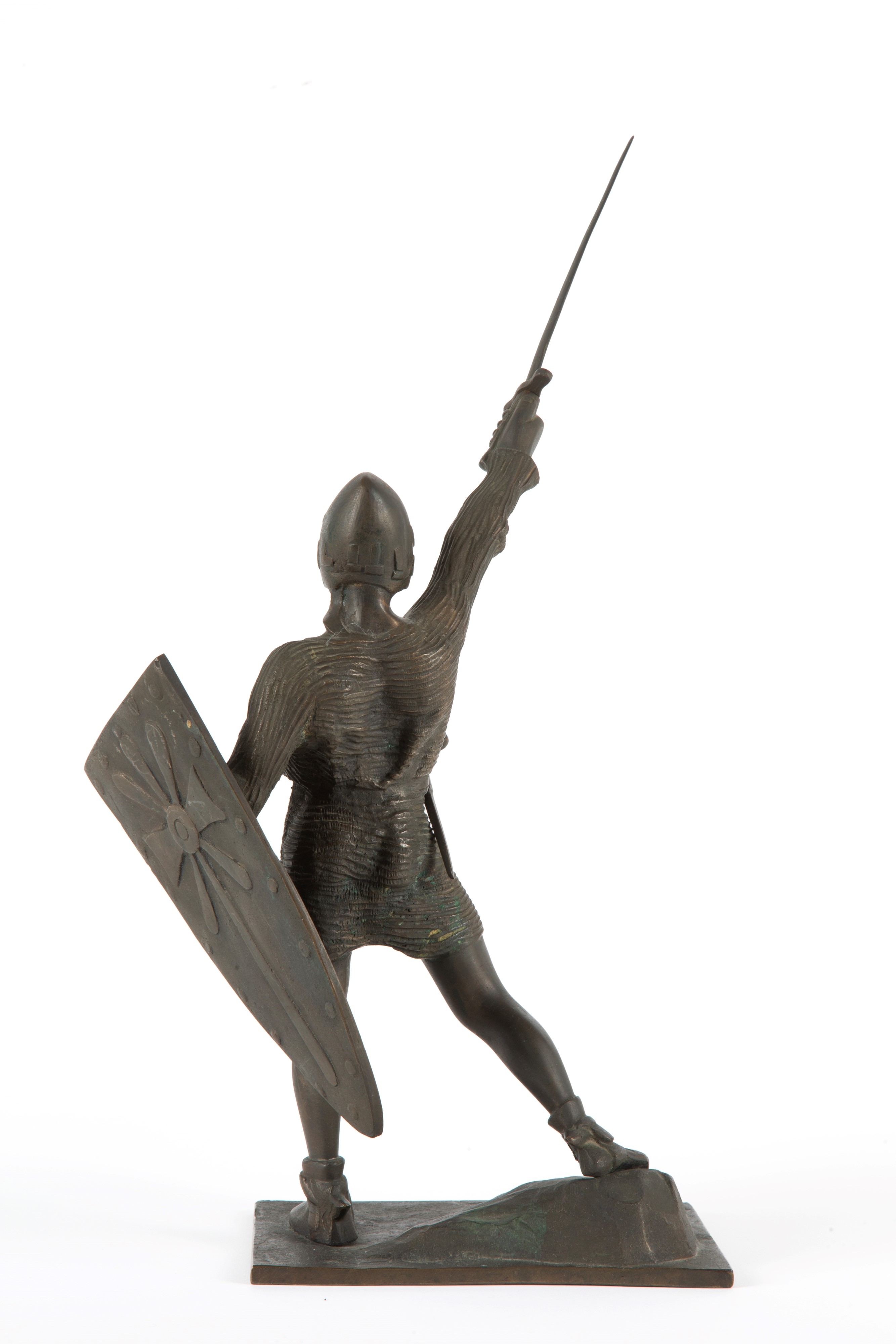 Enrico Butti - Scultura in bronzo raffigurante «Alberto da Giussano»