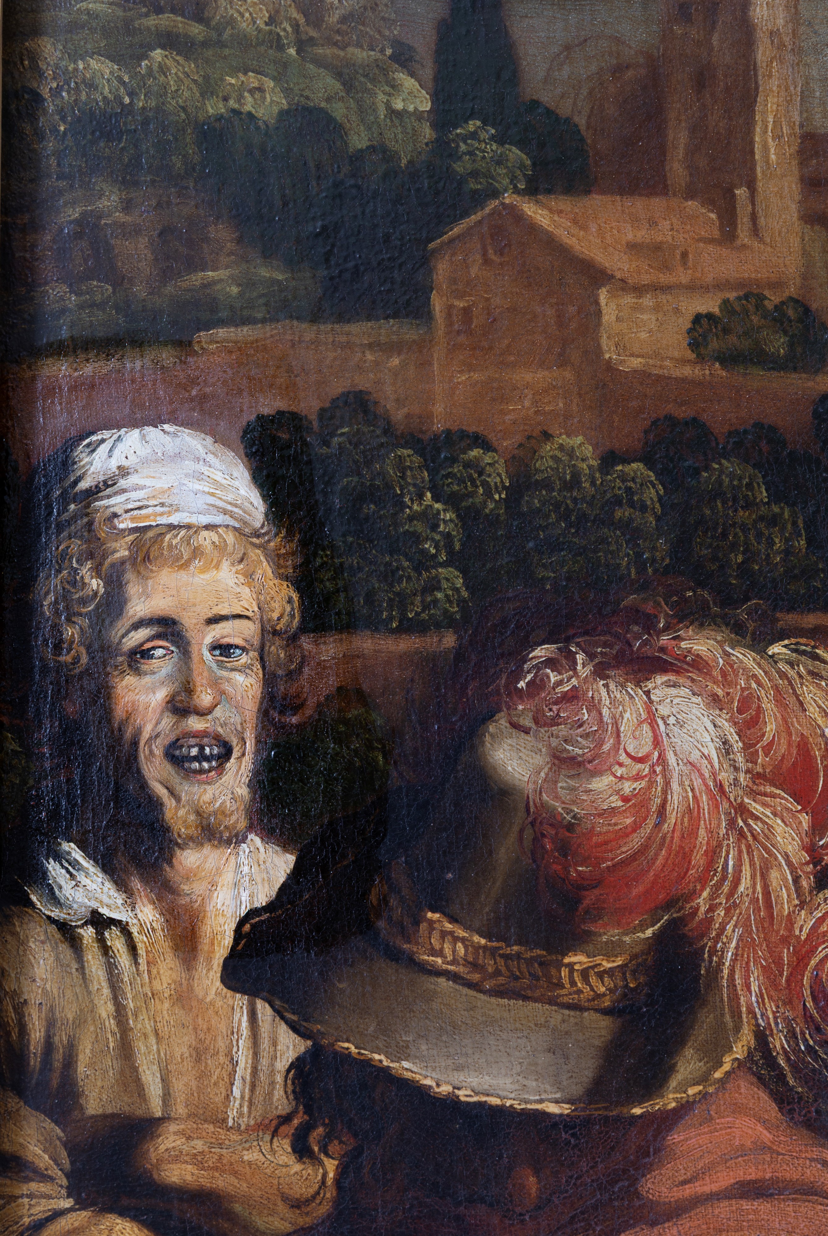 Francesco Villamena - La rissa di Brutobuono, olio su tela