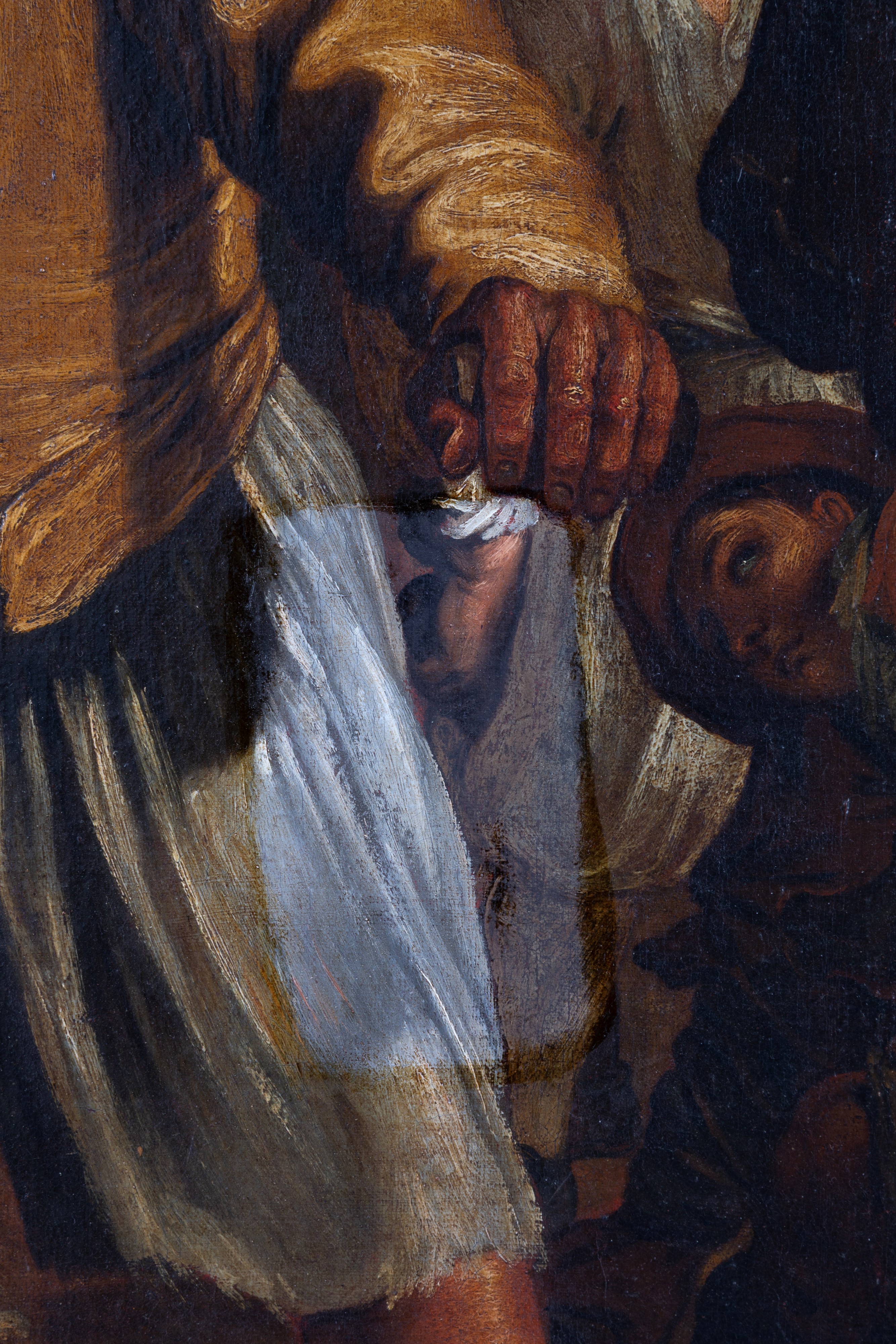 Francesco Villamena - La rissa di Brutobuono, olio su tela