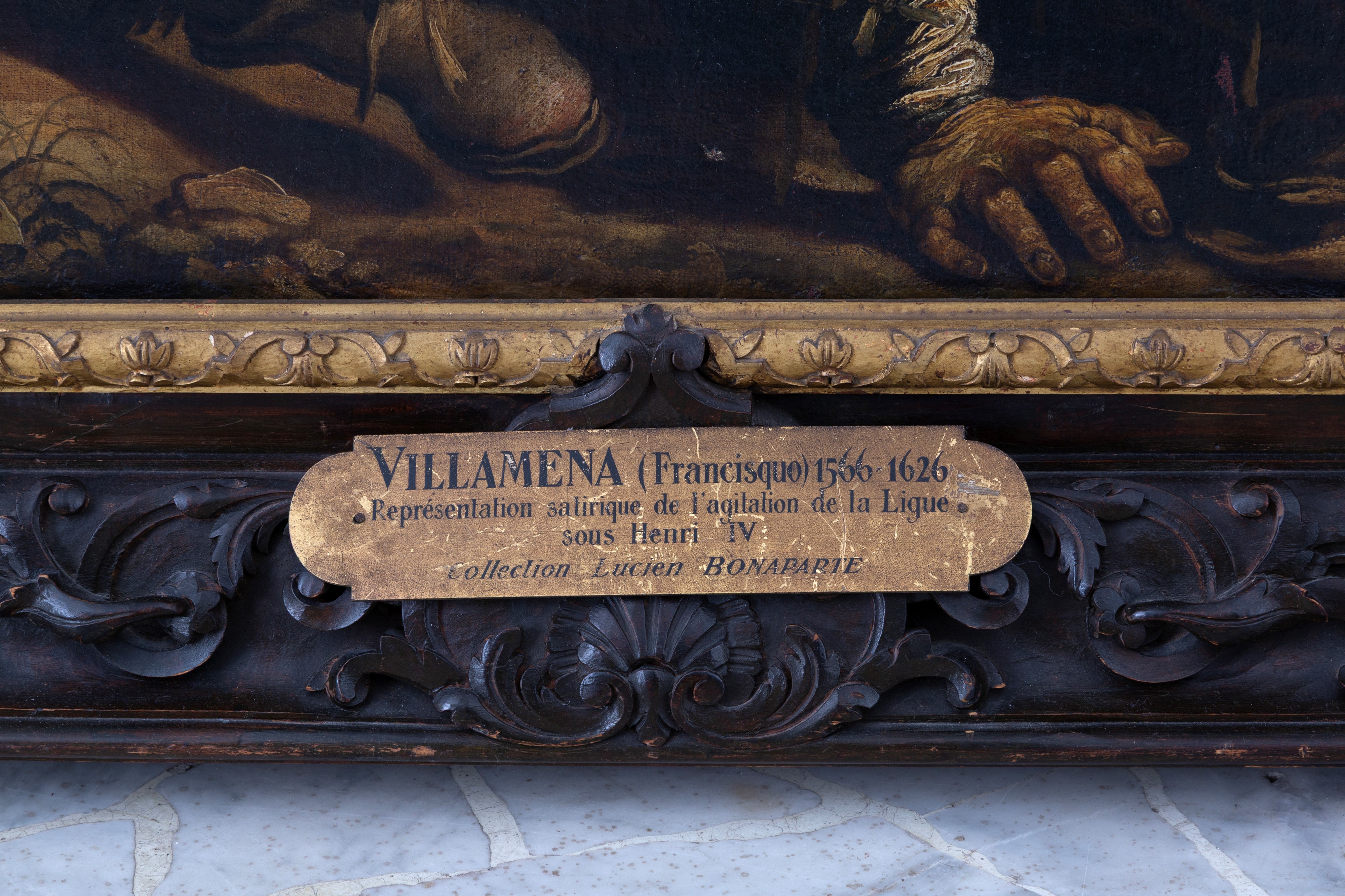 Francesco Villamena - La rissa di Brutobuono, olio su tela