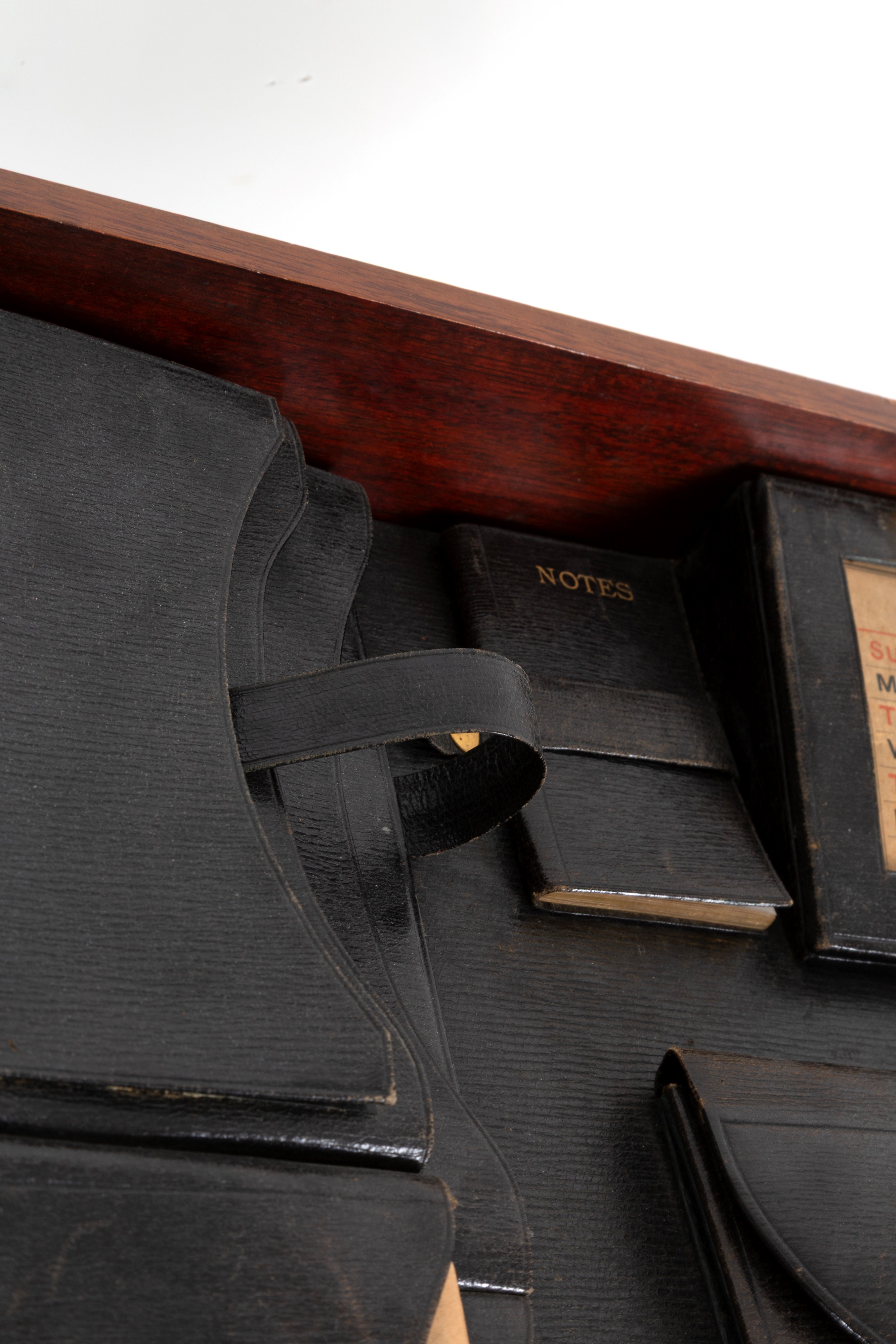 Scrittoio da viaggio in legno, fine XIX secolo