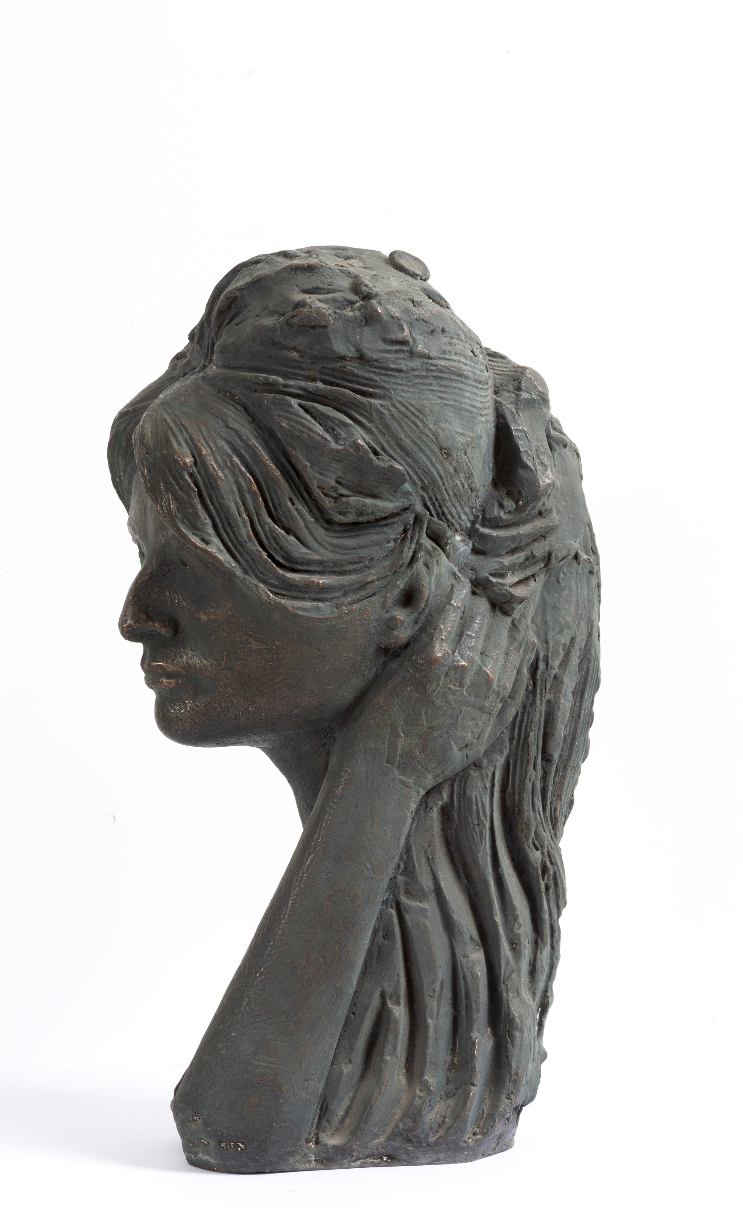 Emilio Greco - Maria Baldassare (1967) scultura in bronzo patinato
