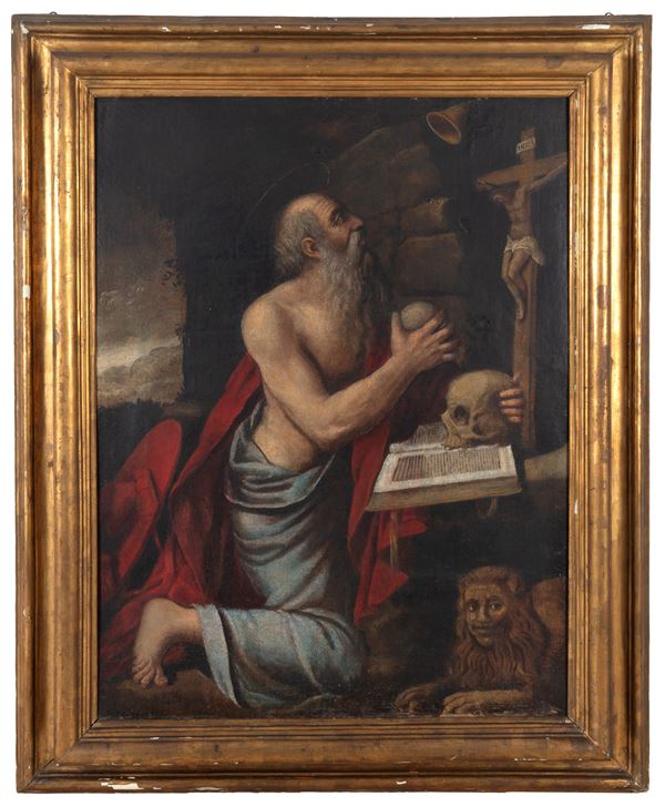 Painting "SAINT JEROME THE PENITENT"