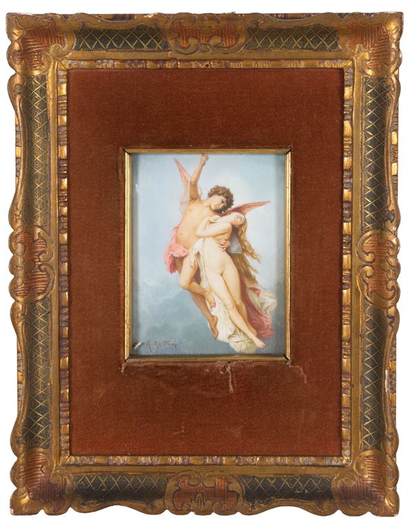 Miniature "CUPID AND PSYCHE"