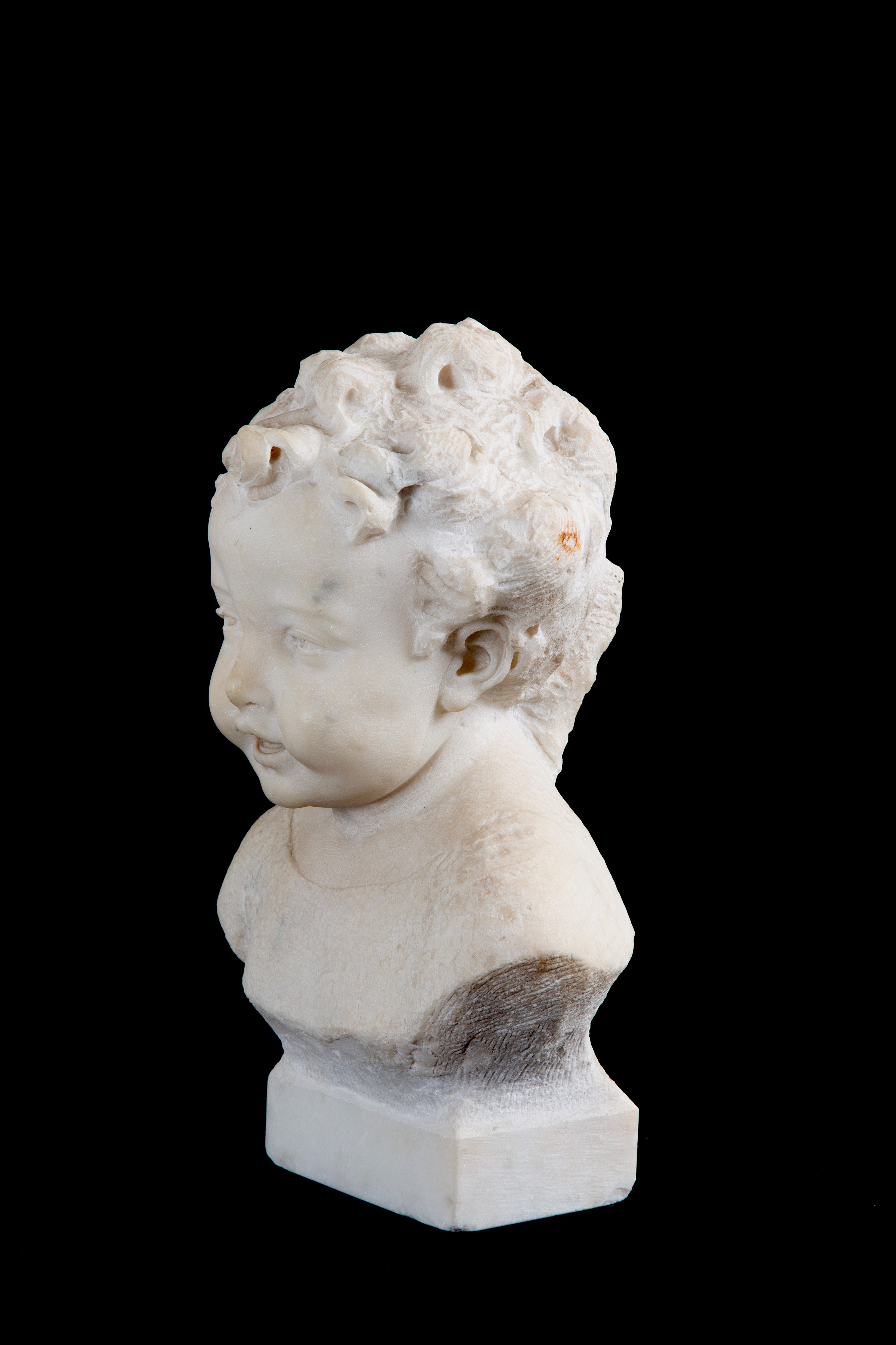 Scultura in marmo, Busto di bimbo, XX secolo