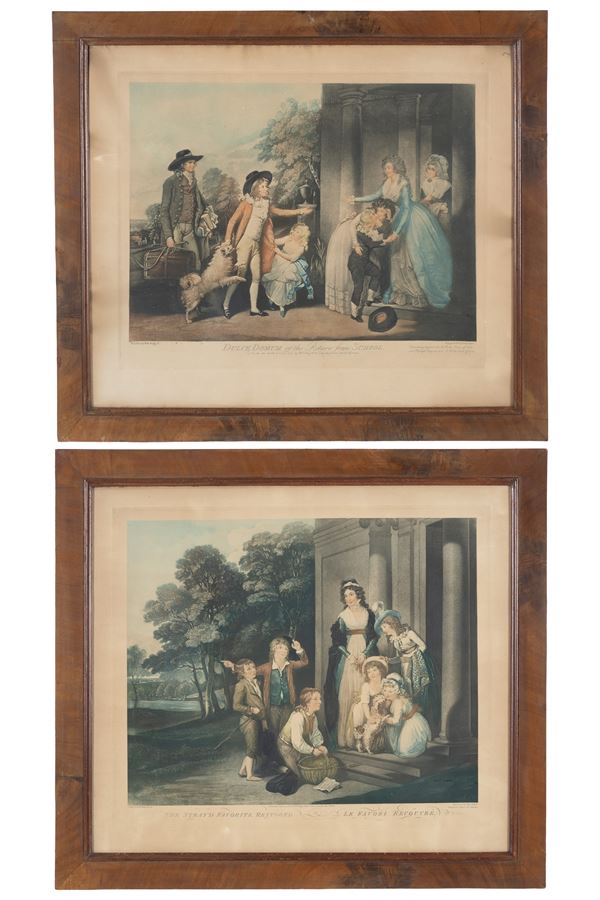 Two prints "SCENES OF LIFE"