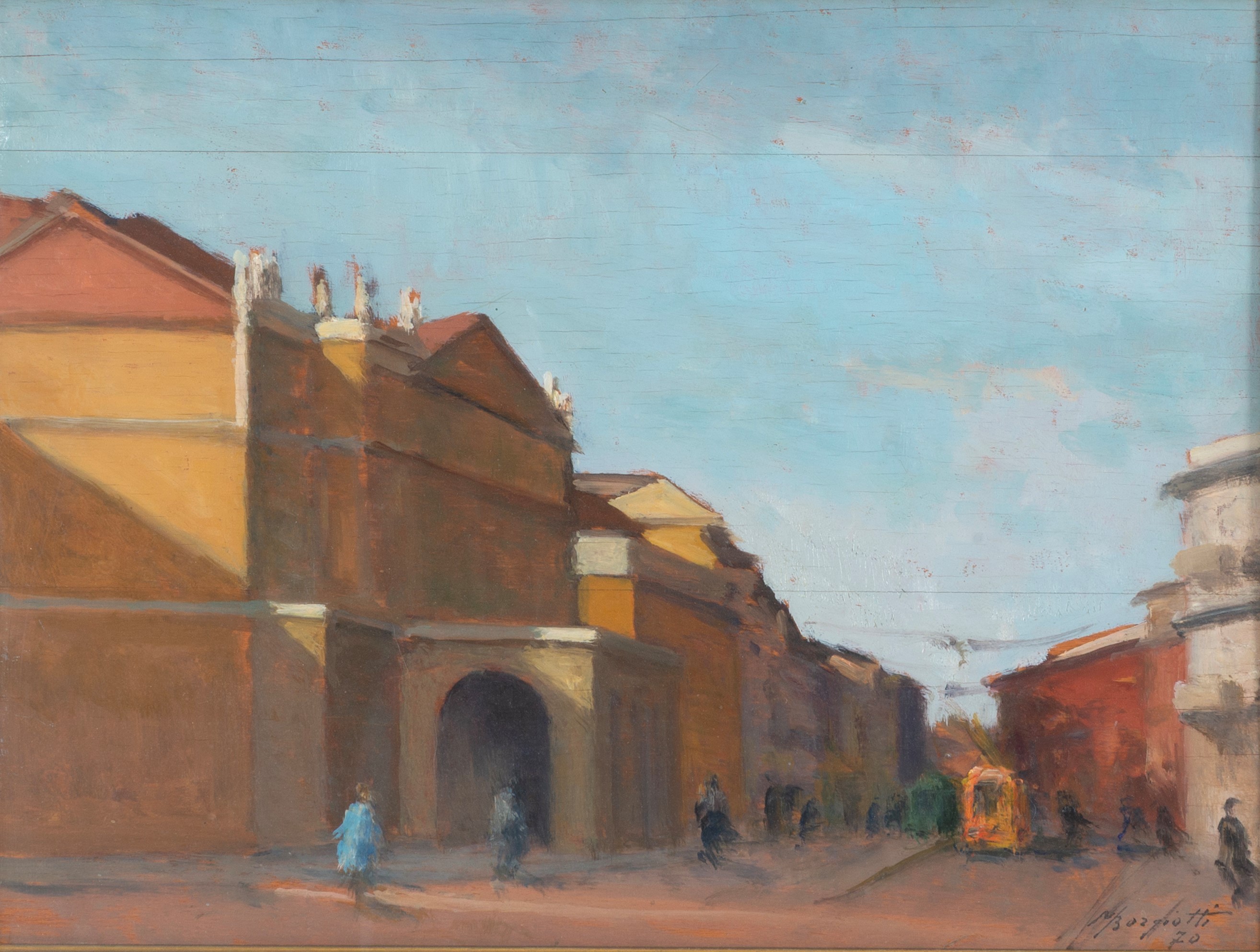 Mario Borgiotti - Dipinto "la Scala"