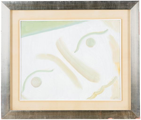 VIRGILIO GUIDI - Painting "HEAD"