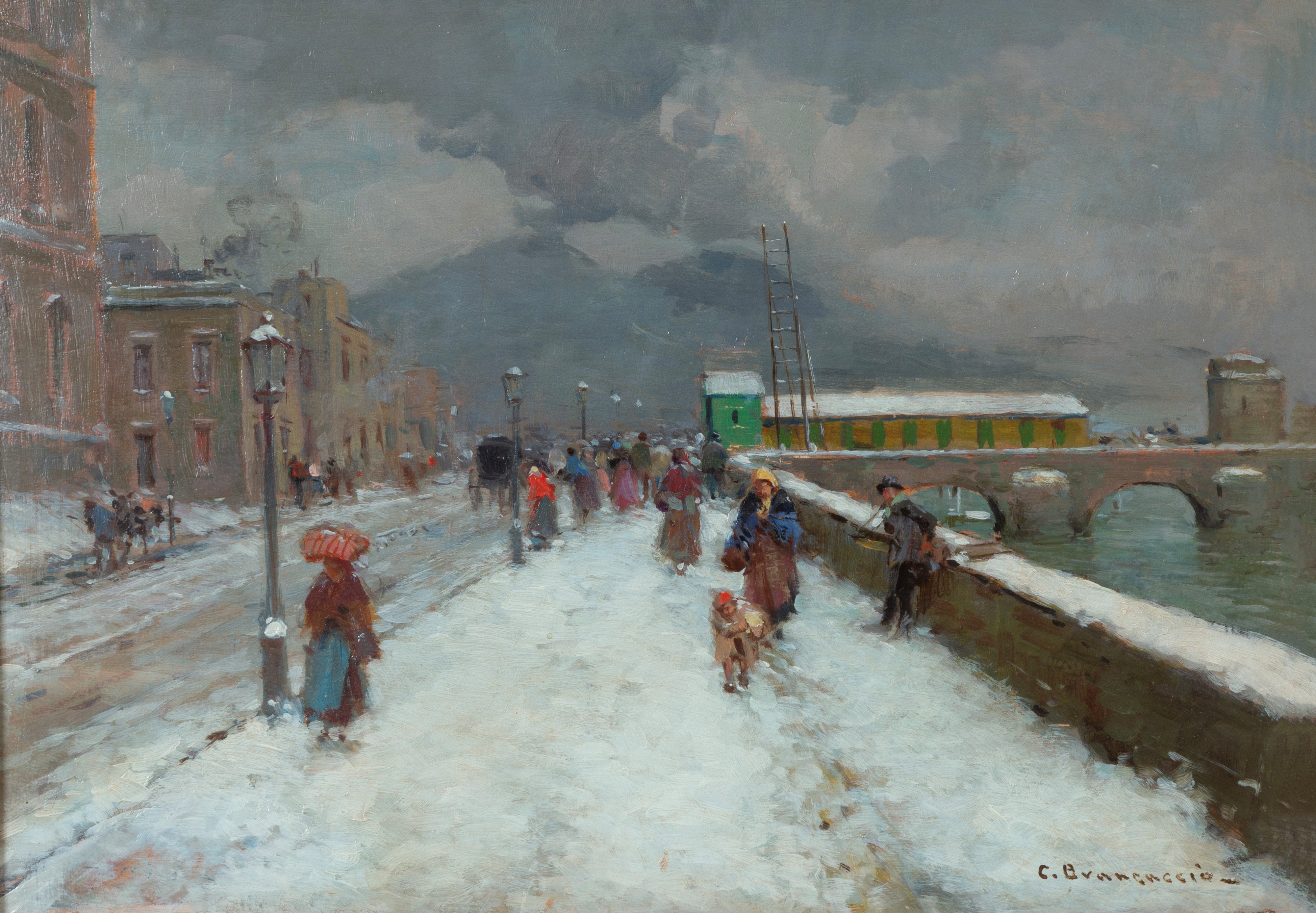 Carlo Brancaccio - Neve in città
