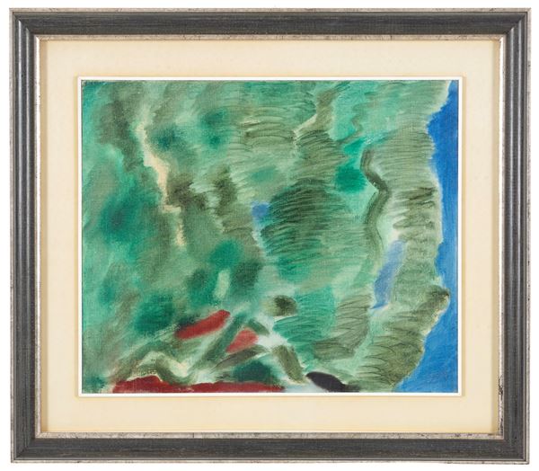 VIRGILIO GUIDI - Painting "L'ANGOSCIA"