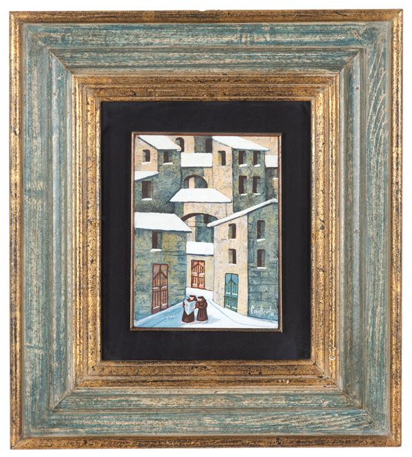 NORBERTO PROIETTI - Painting "THE POLITICAL PAGE"