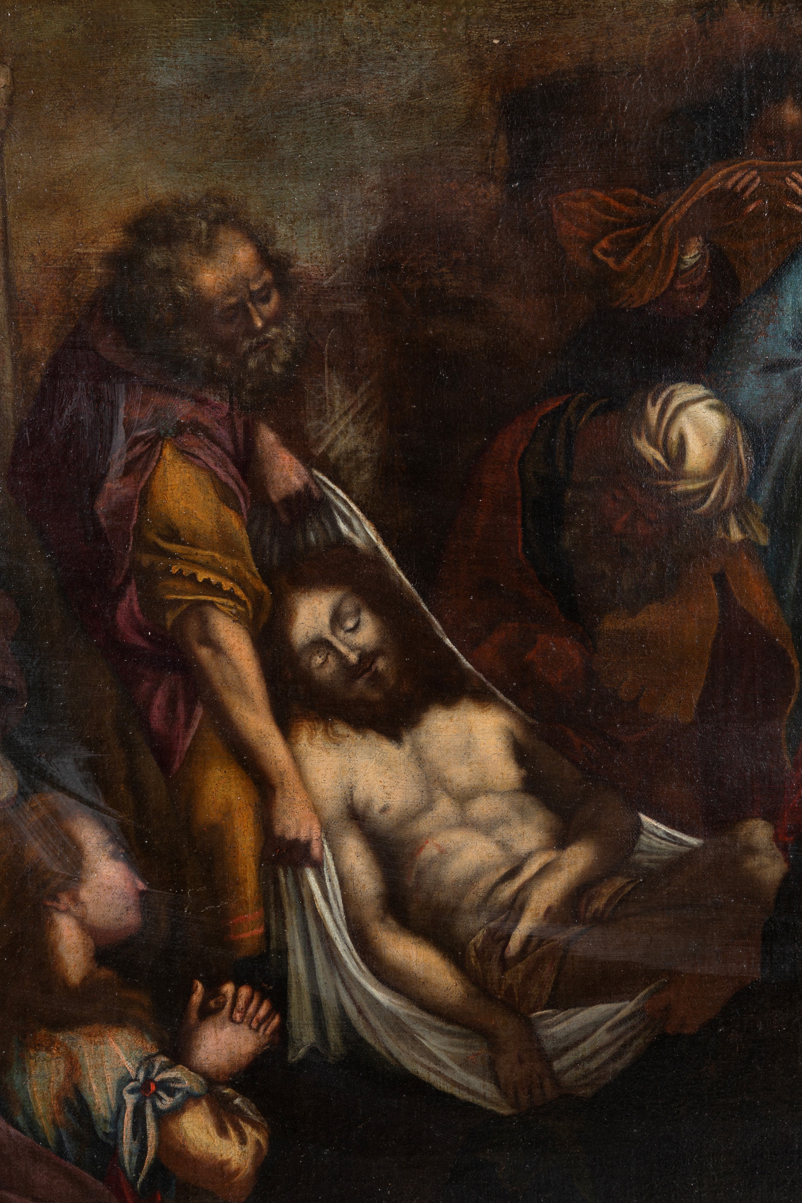 Deposizione di Cristo, olio su tela, XVII secolo