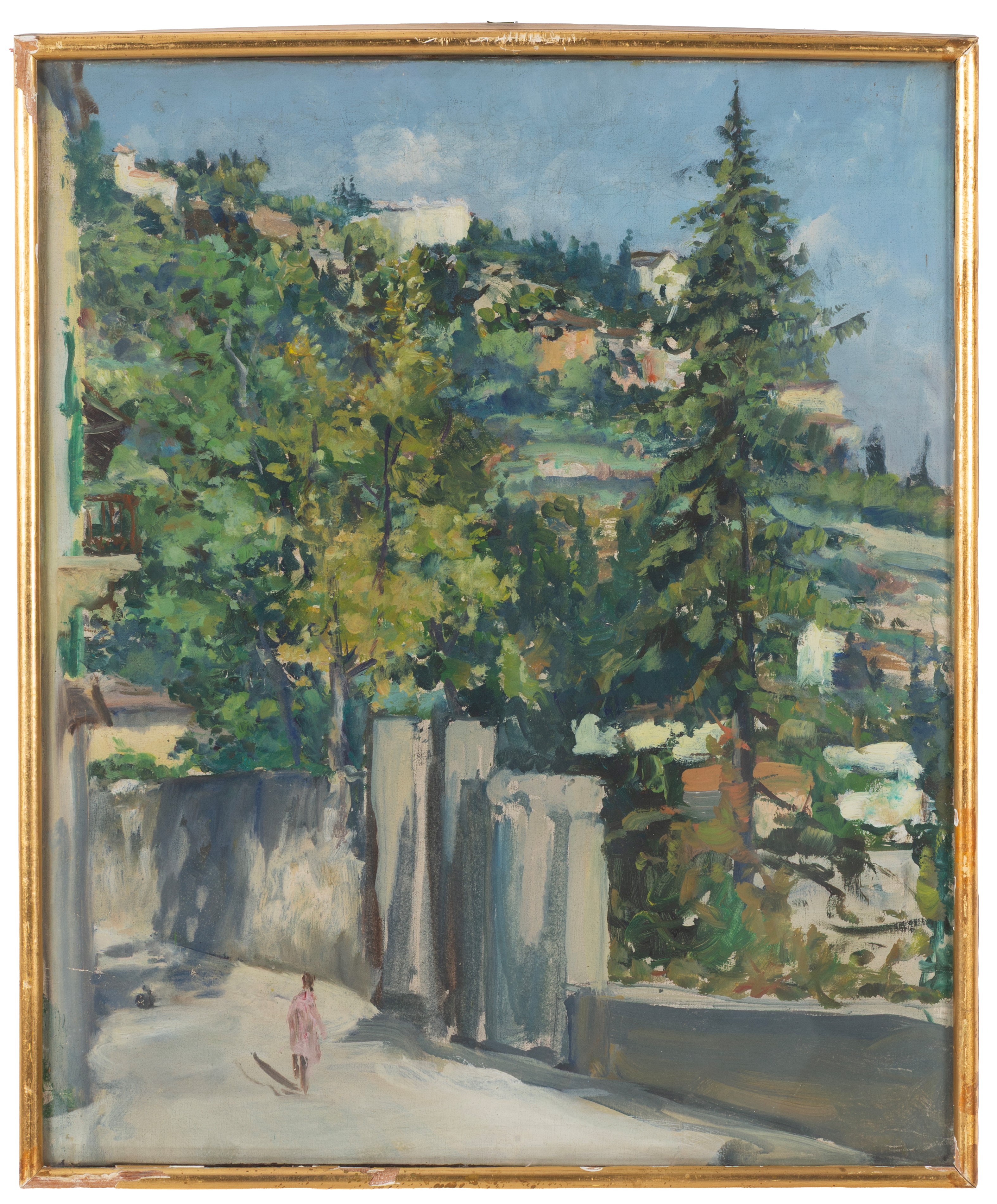 Paolo Punzo - Due dipinti “Bergamo Alta” (olio su tela)