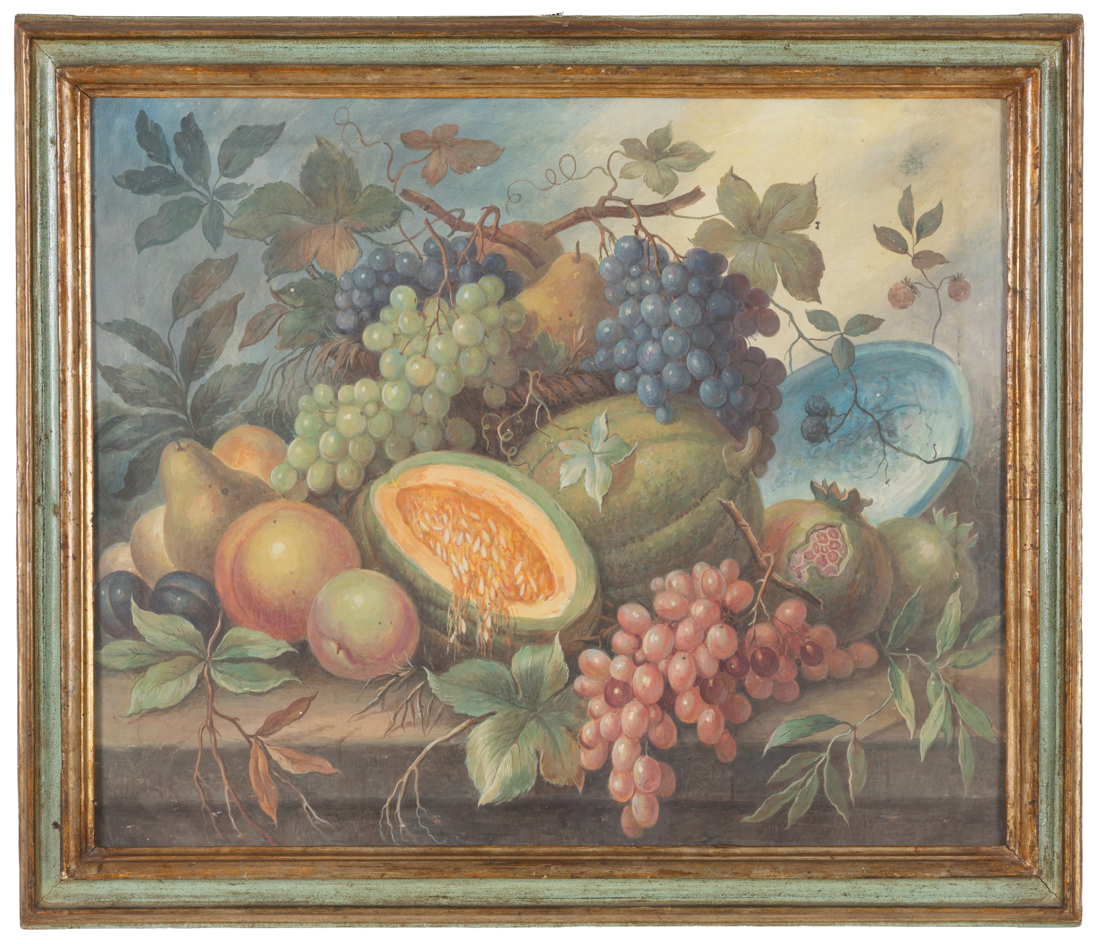 Dipinti di natura morta, tempera su tela, XVIII secolo