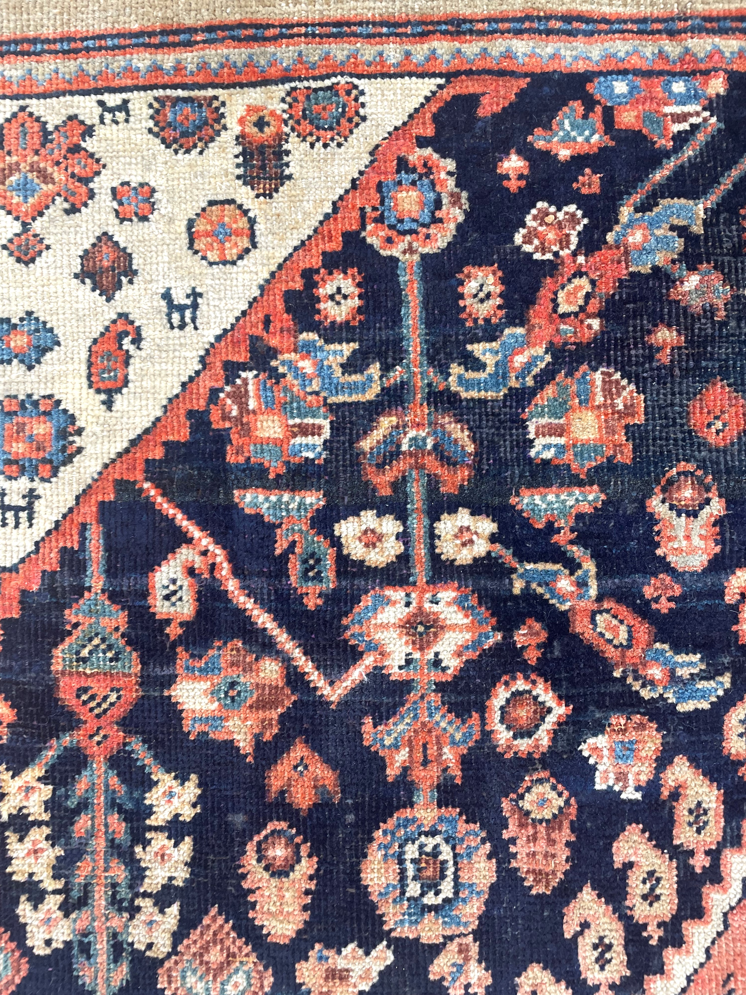 Tappeto Hamadan, Persia, fine XIX secolo