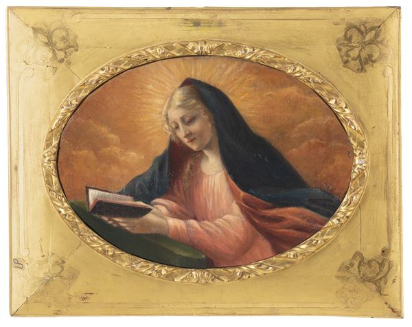 Painting 'SAINT WITH BOOK'