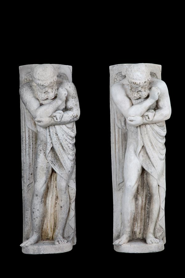 Pair of pilasters