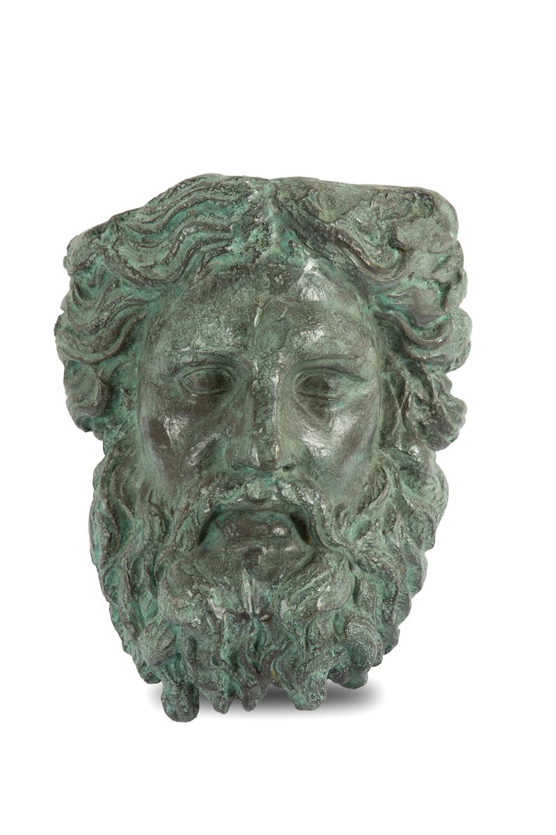 Scultura, Zeus, bronzo patinato (XX secolo)