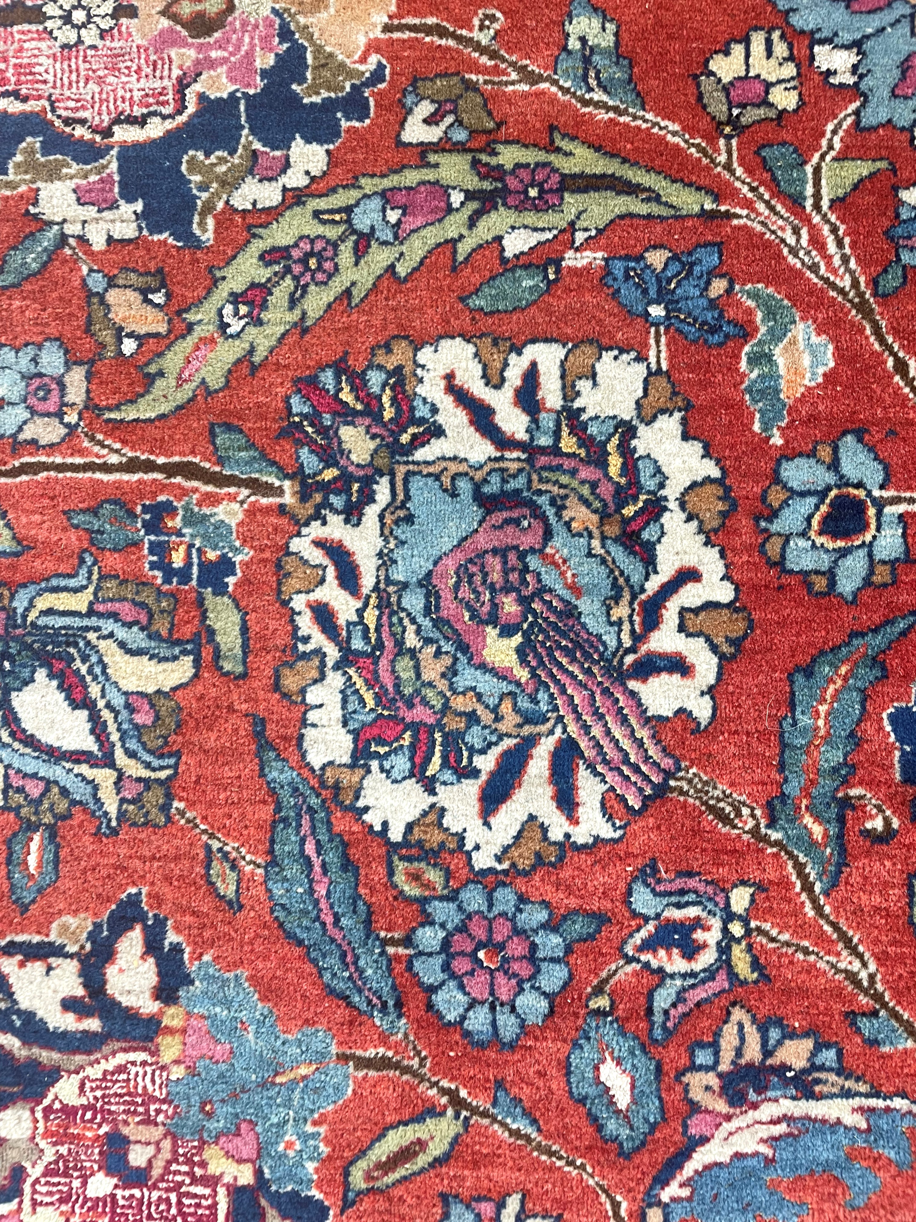 Tappeto Tehran, lana e seta, Persia, circa 1900