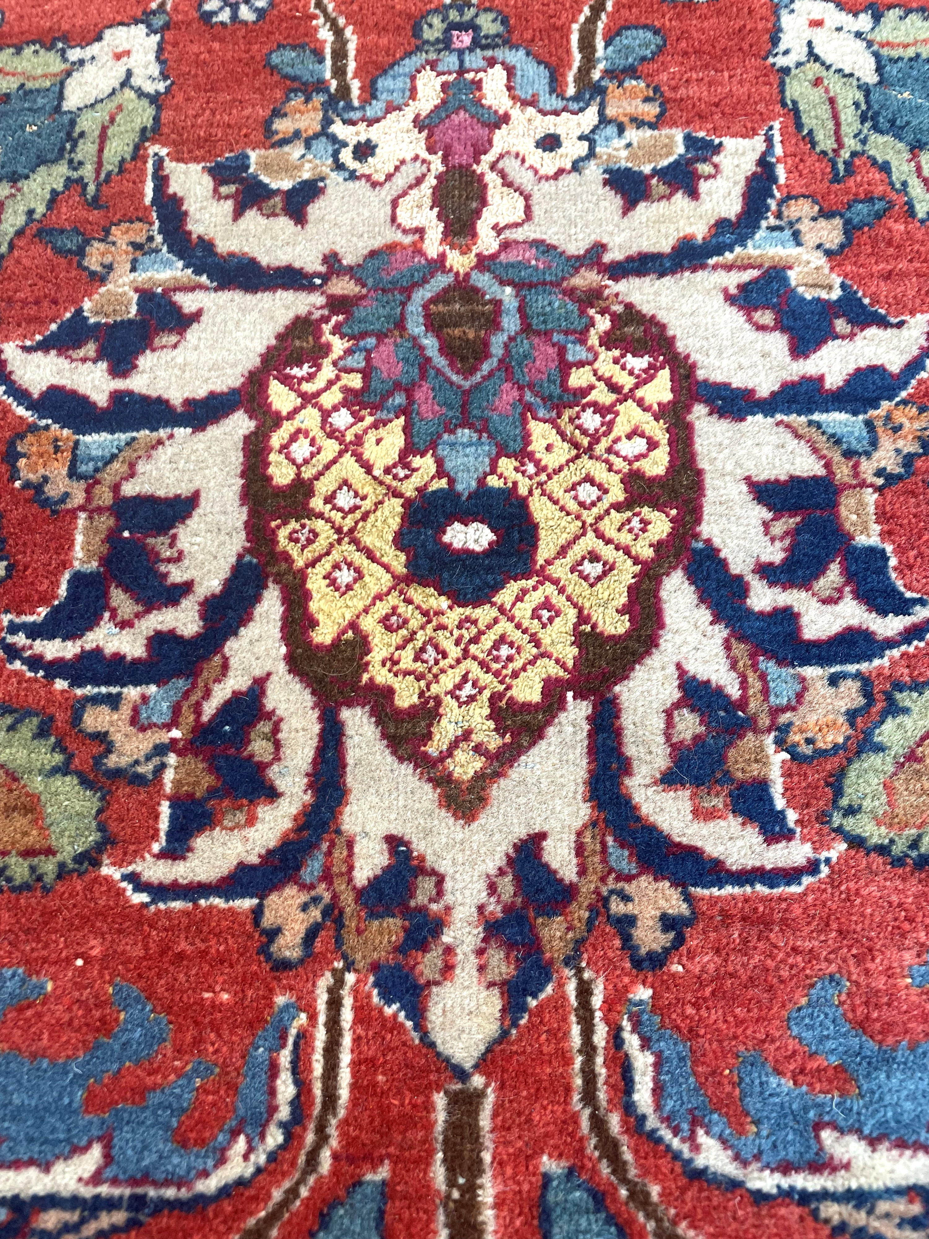 Tappeto Tehran, lana e seta, Persia, circa 1900