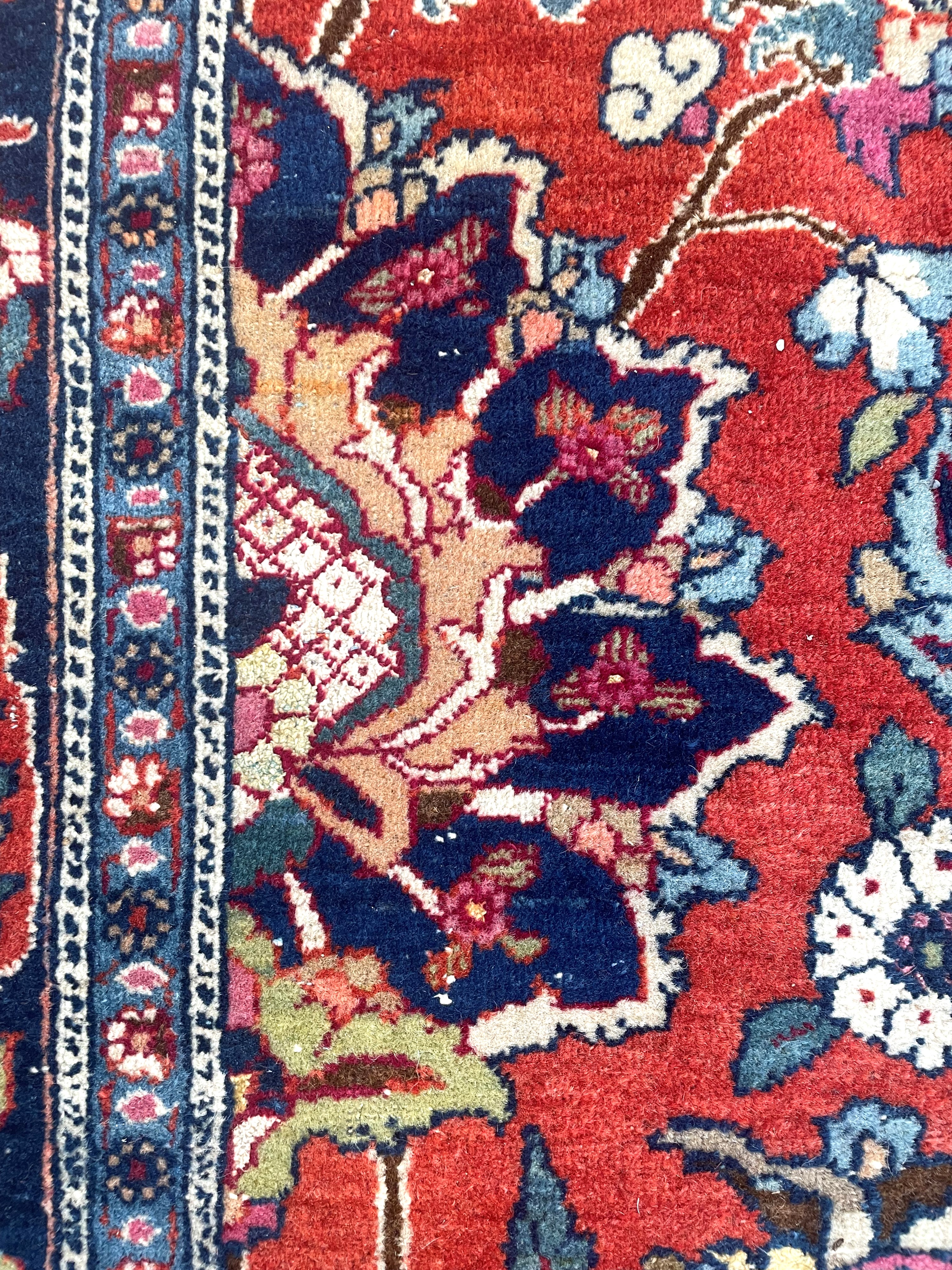 Tappeto Tehran, lana e seta, Persia, circa 1900