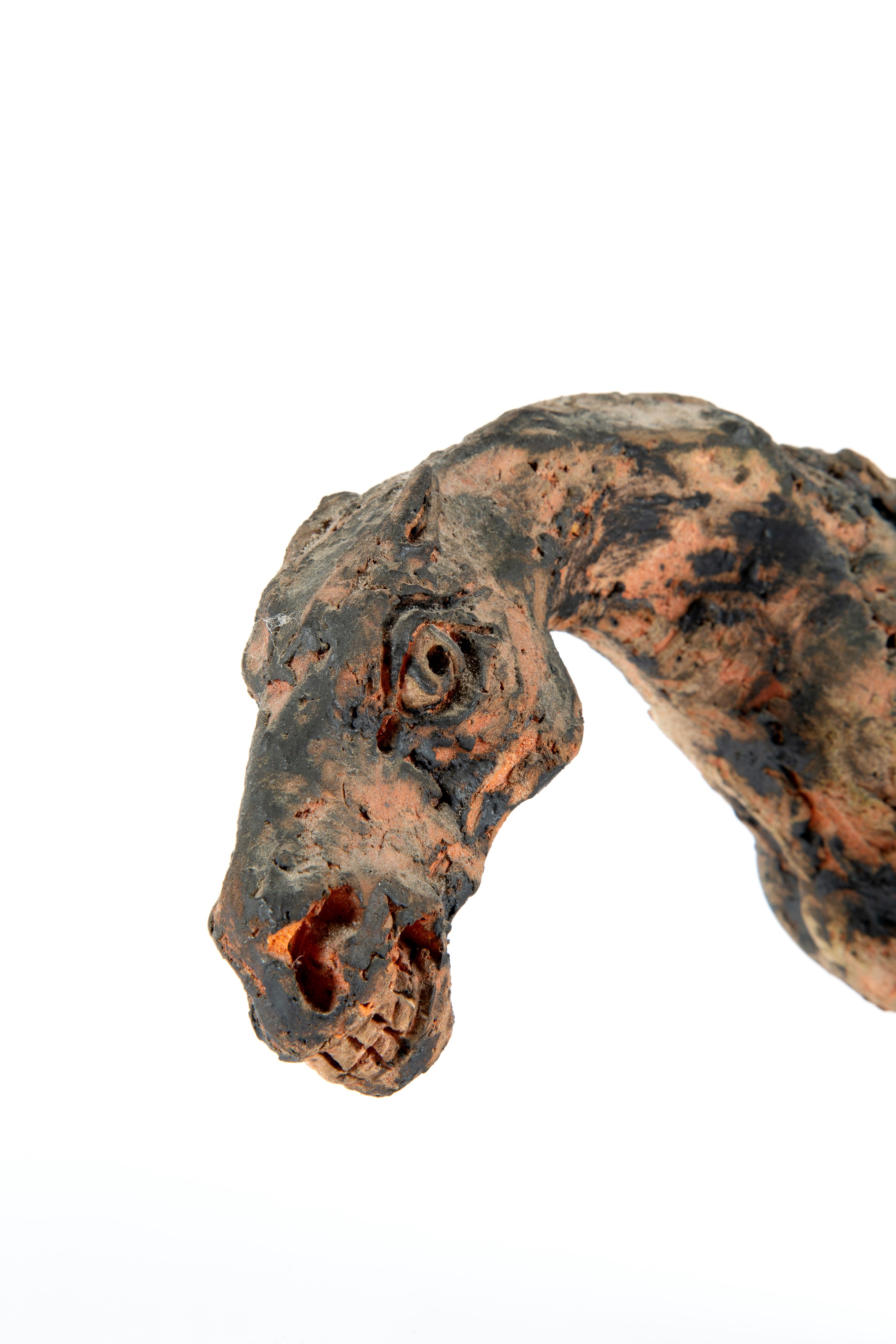 Agenore Fabbri - Fabbr i, Scultura “Senza titolo” in terracotta dipinta