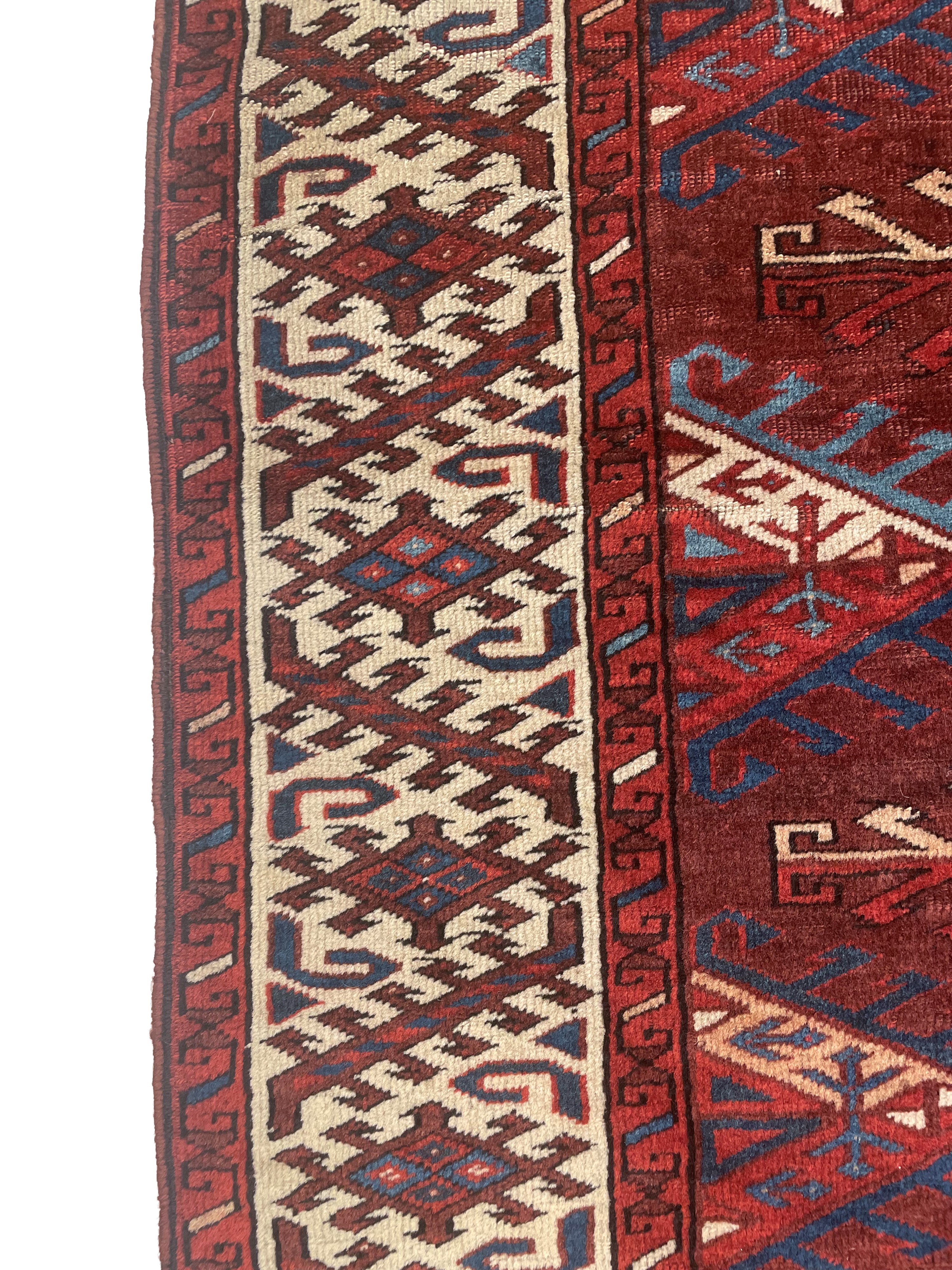 Tappeto Yomut, Main carpet, Turkestan occidentale, XIX secolo