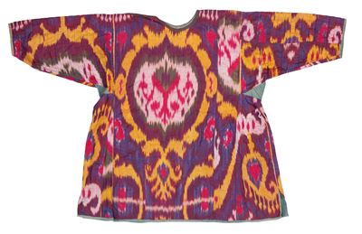 Abito in Ikat, Uzbekistan, fine XIX secolo