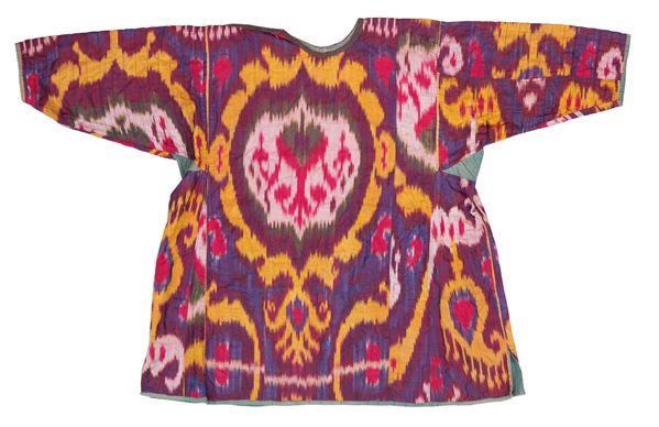 Ikat dress. Uzbekistan