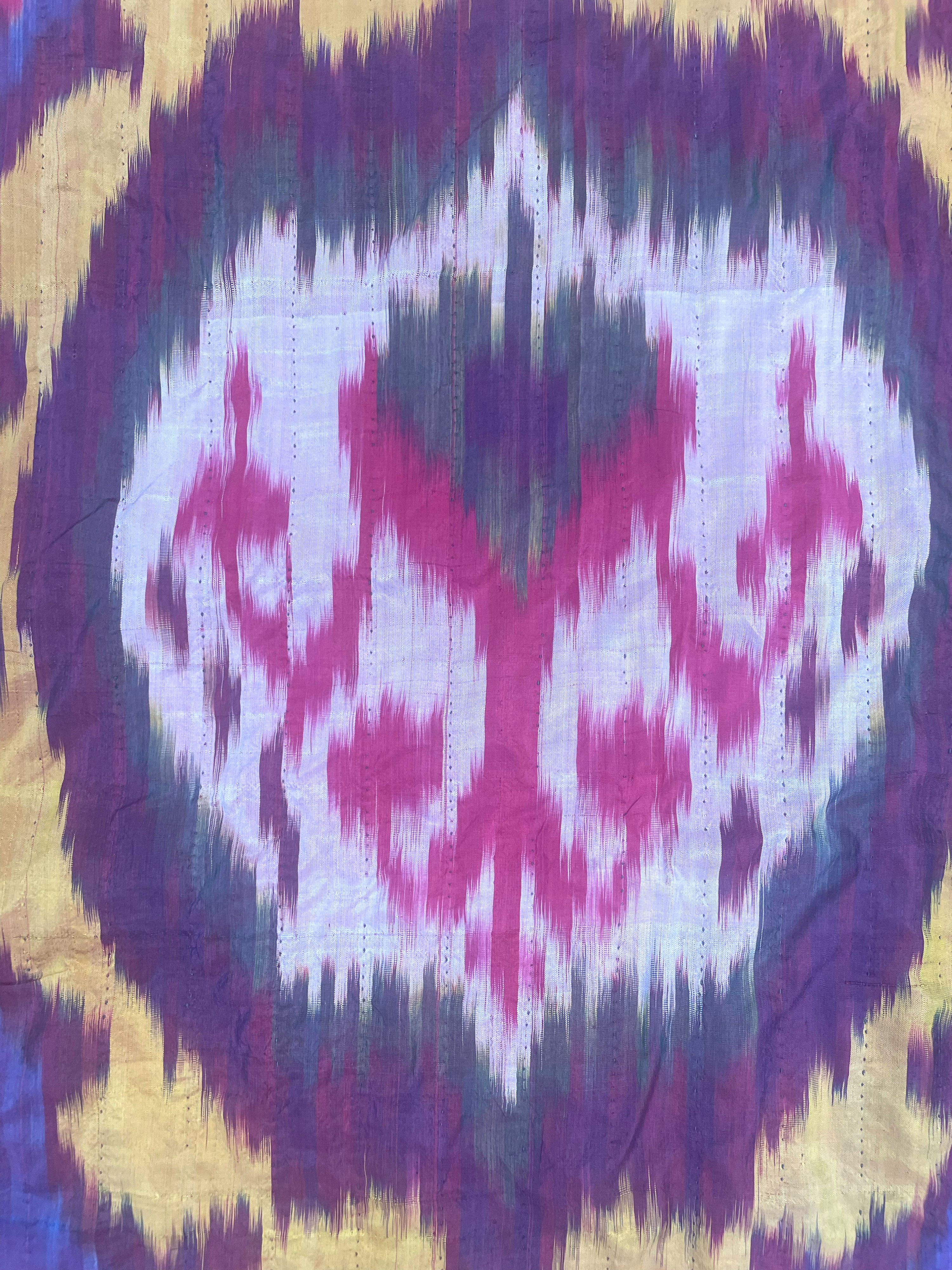 Abito in Ikat, Uzbekistan, fine XIX secolo