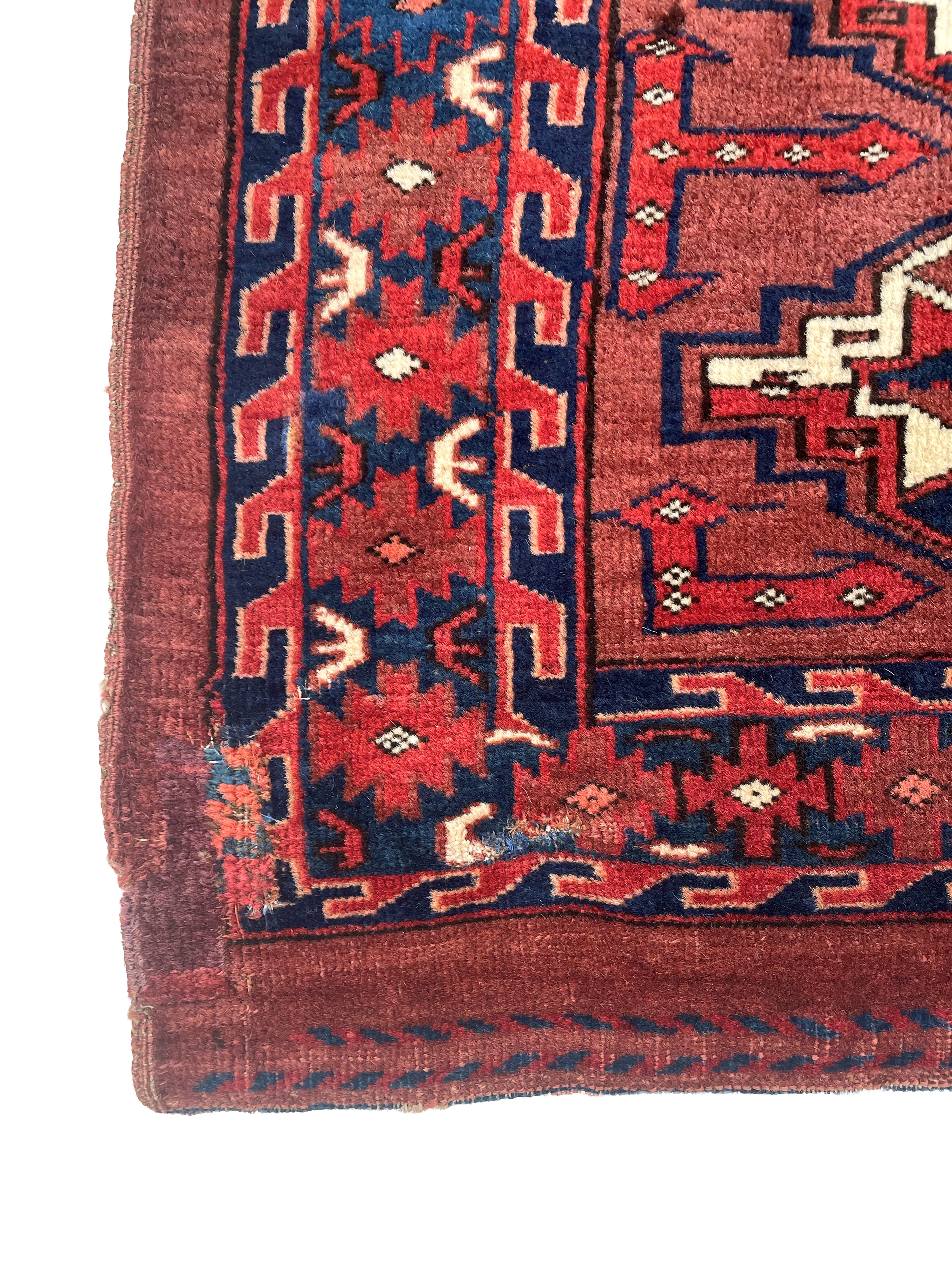 Tappeto Yomut Chuval, Turkestan occidentale, XIX secolo