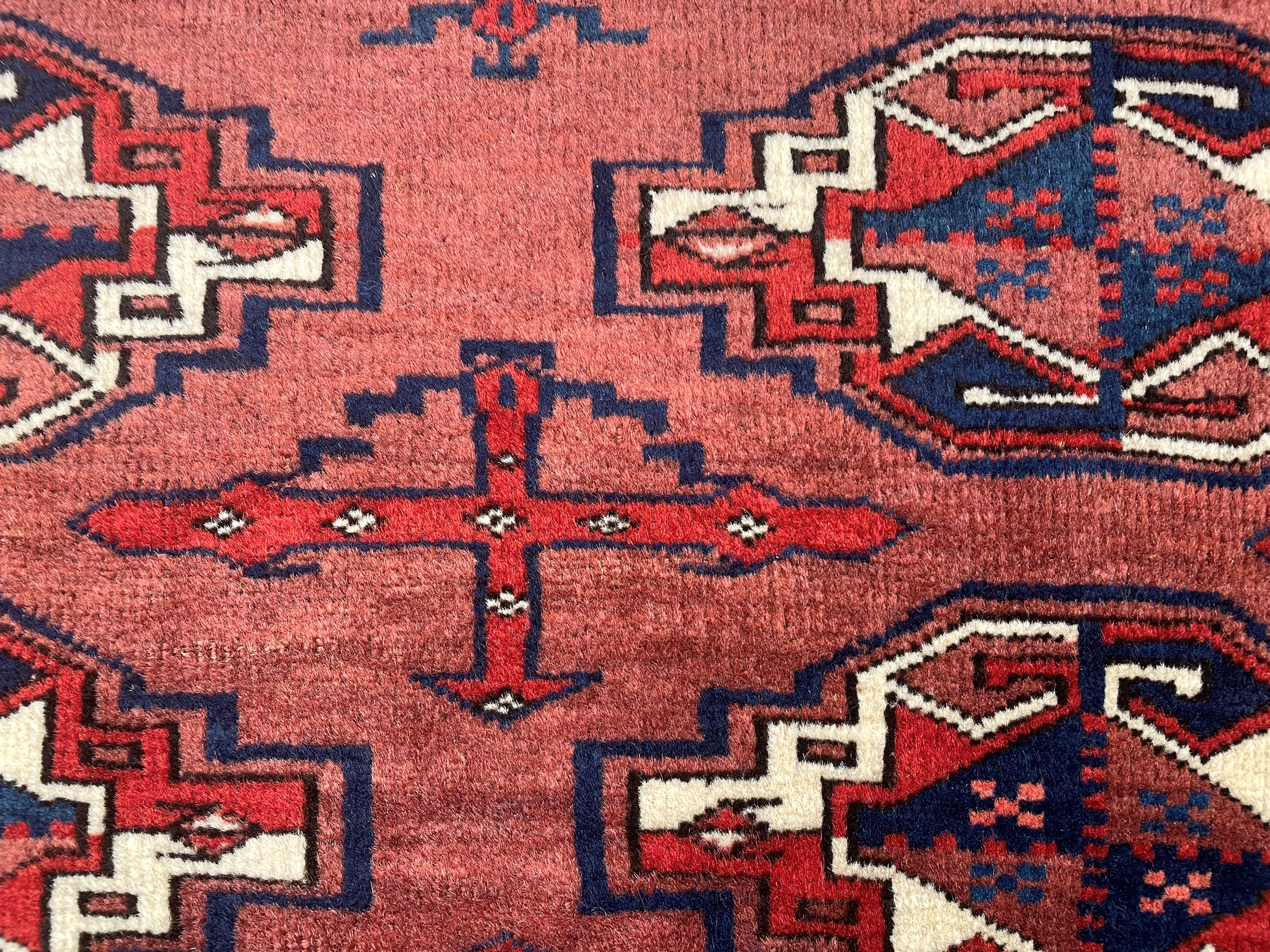 Tappeto Yomut Chuval, Turkestan occidentale, XIX secolo