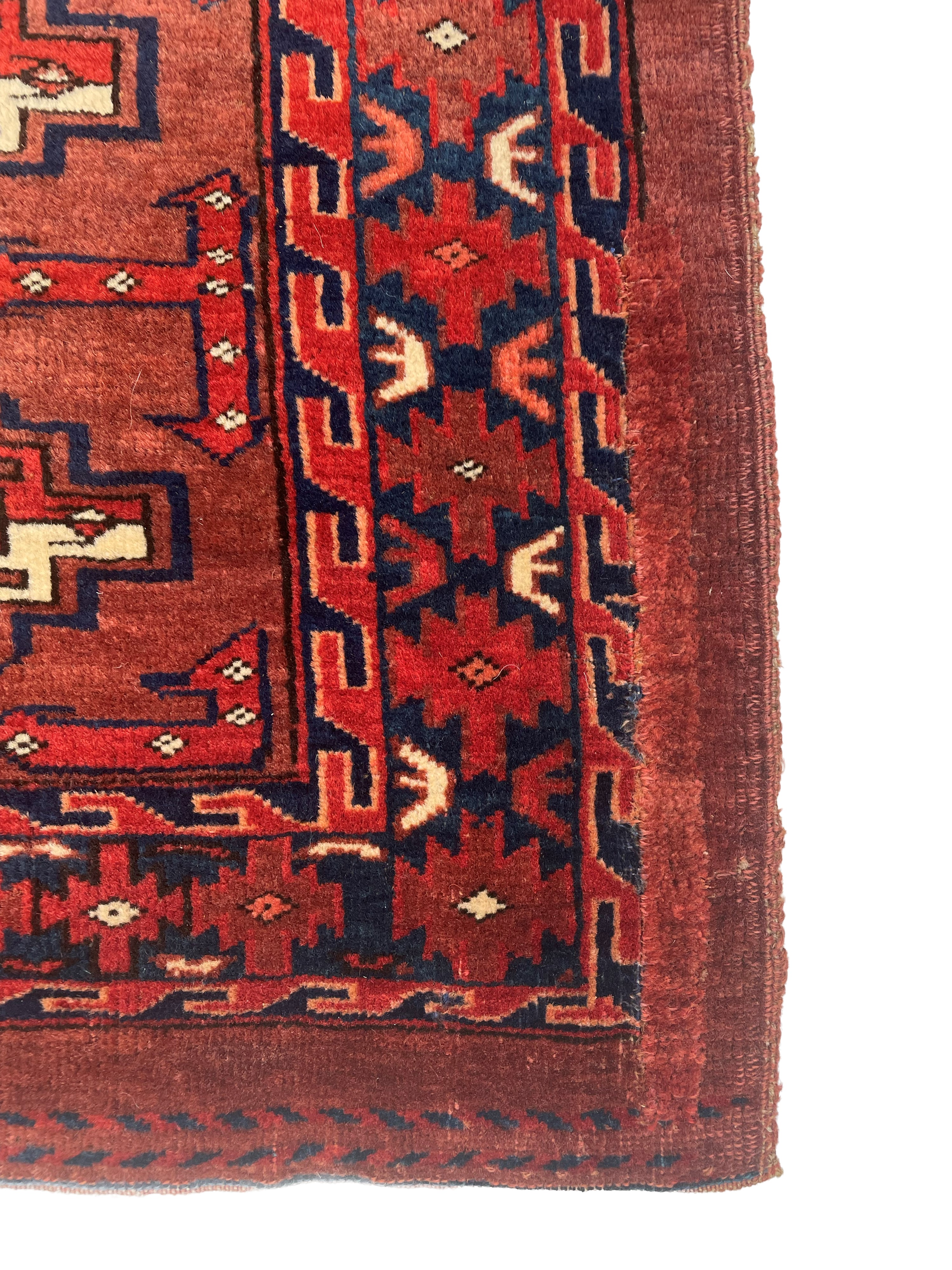 Tappeto Yomut Chuval, Turkestan occidentale, XIX secolo